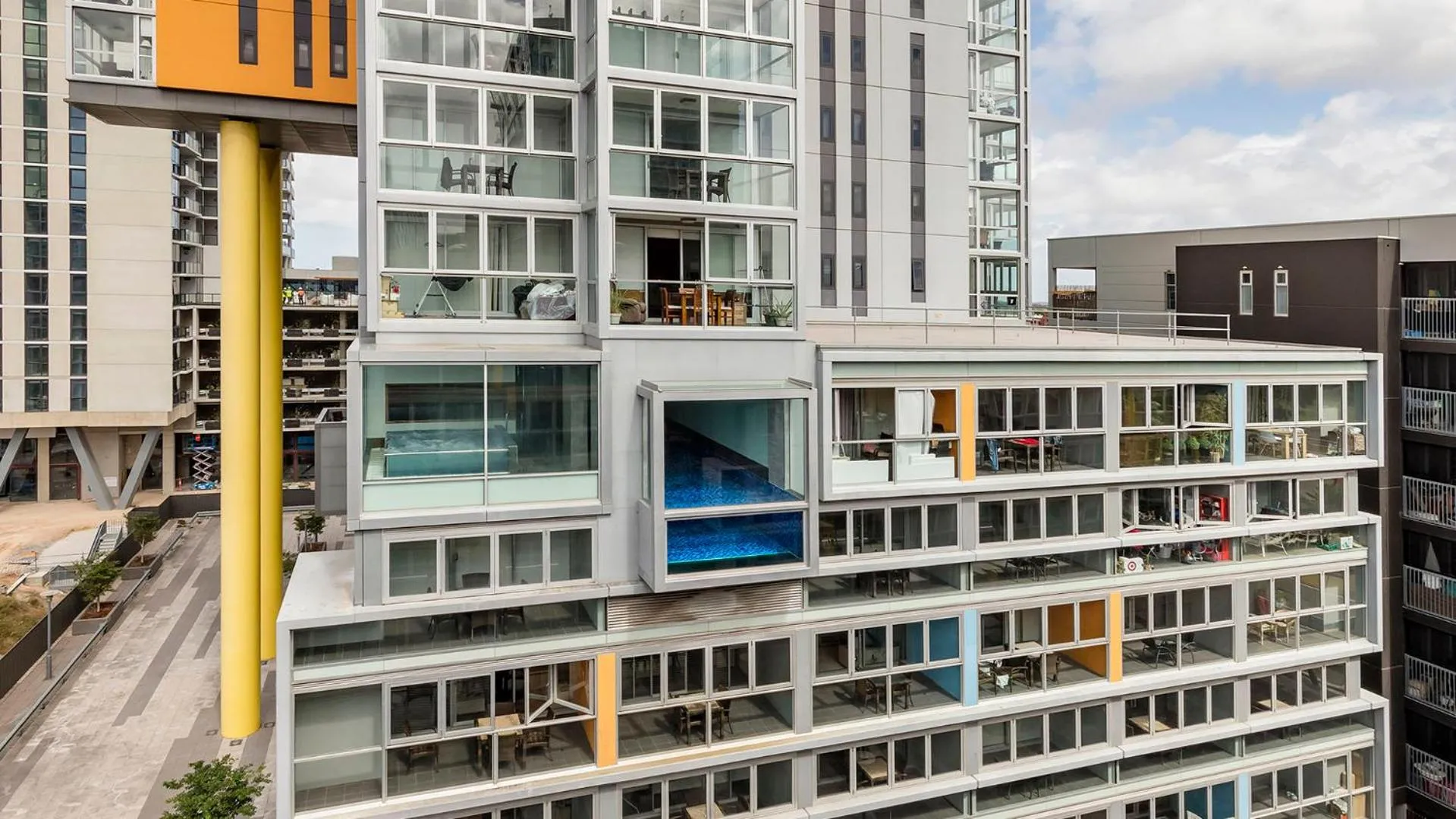 Property building in iStay Precinct Adelaide