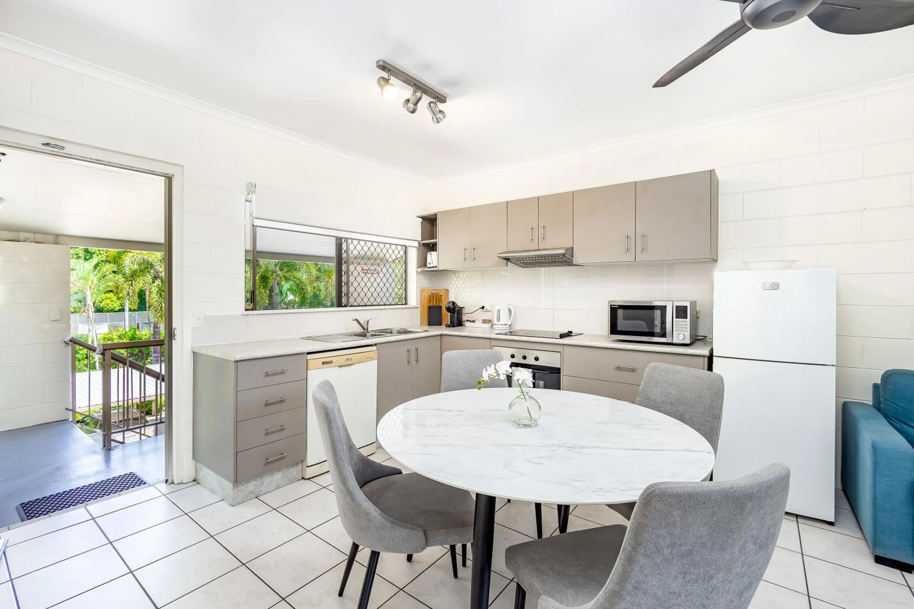 kitchen in Clifton Sands Holiday Units