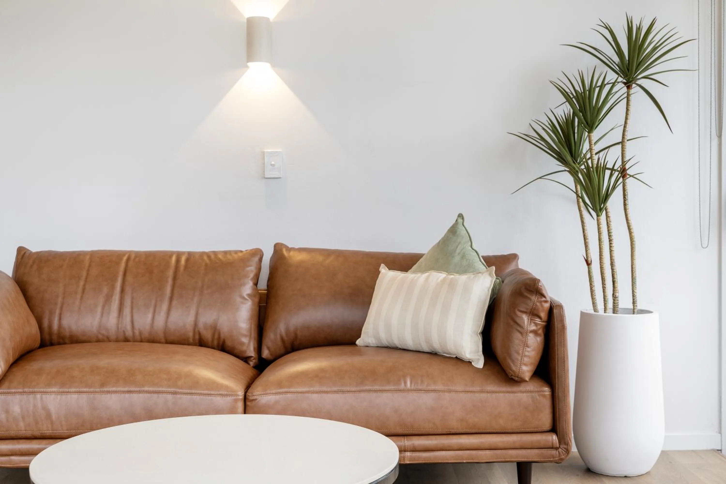 Living room in Hi Ho Beach Apartments on Broadbeach