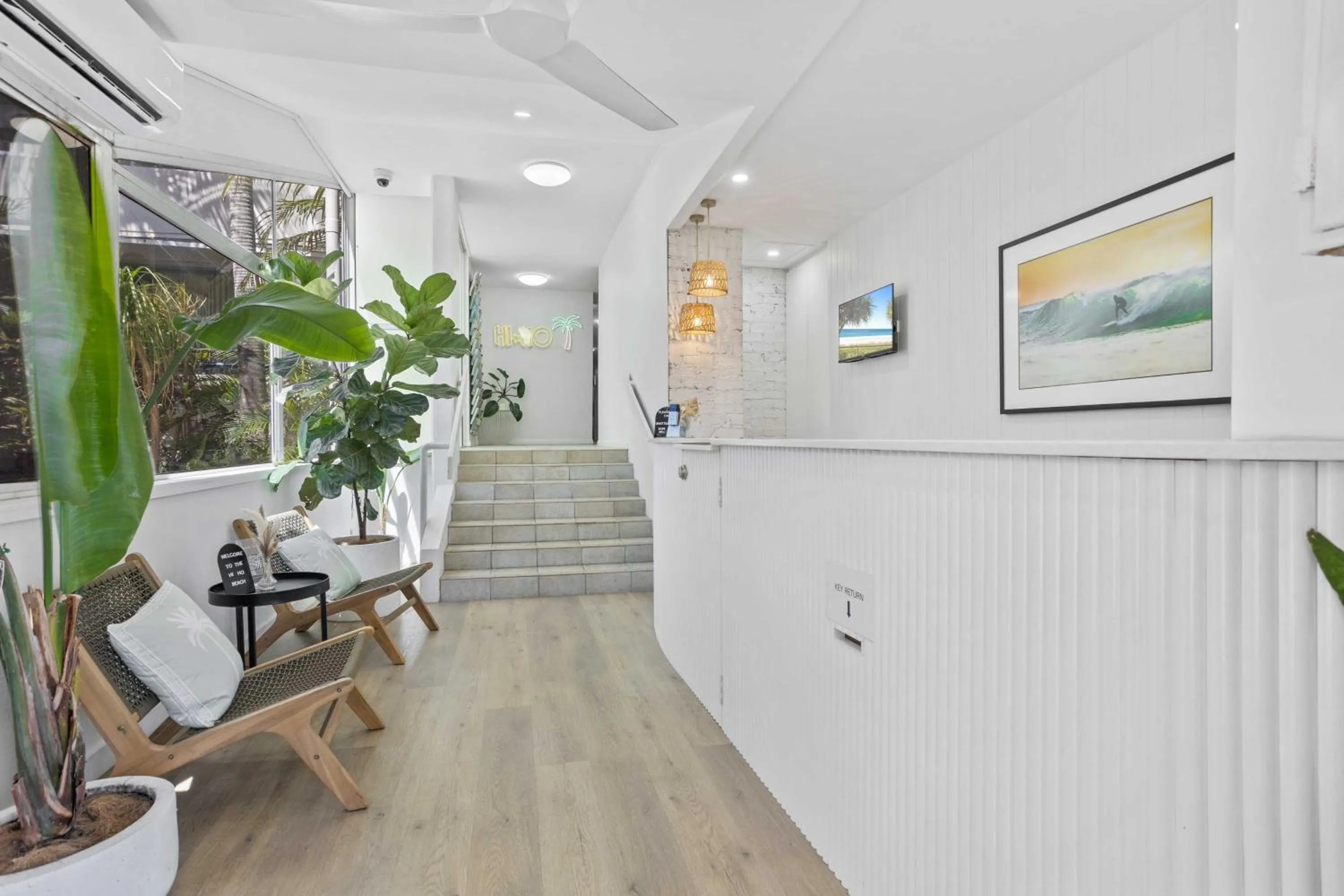 Lobby or reception in Hi Ho Beach Apartments on Broadbeach