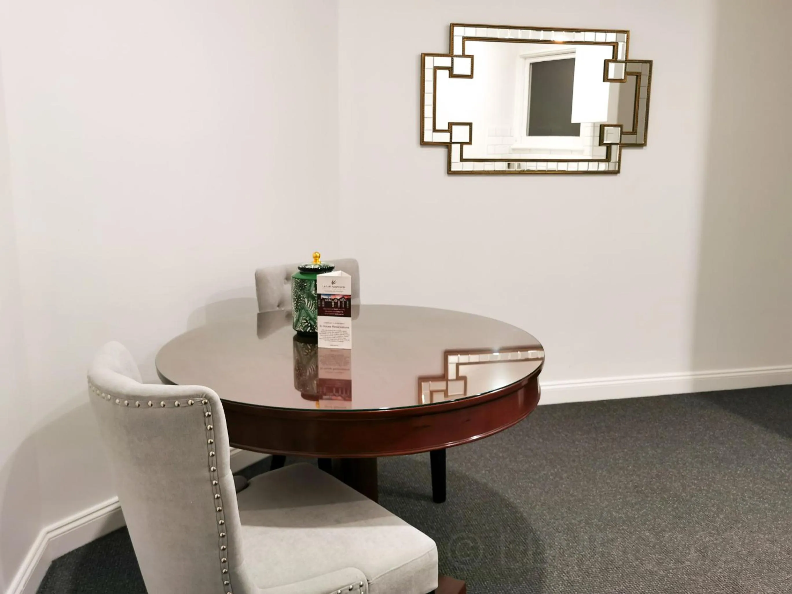 Dining area in Adelaide Mansions Apartments