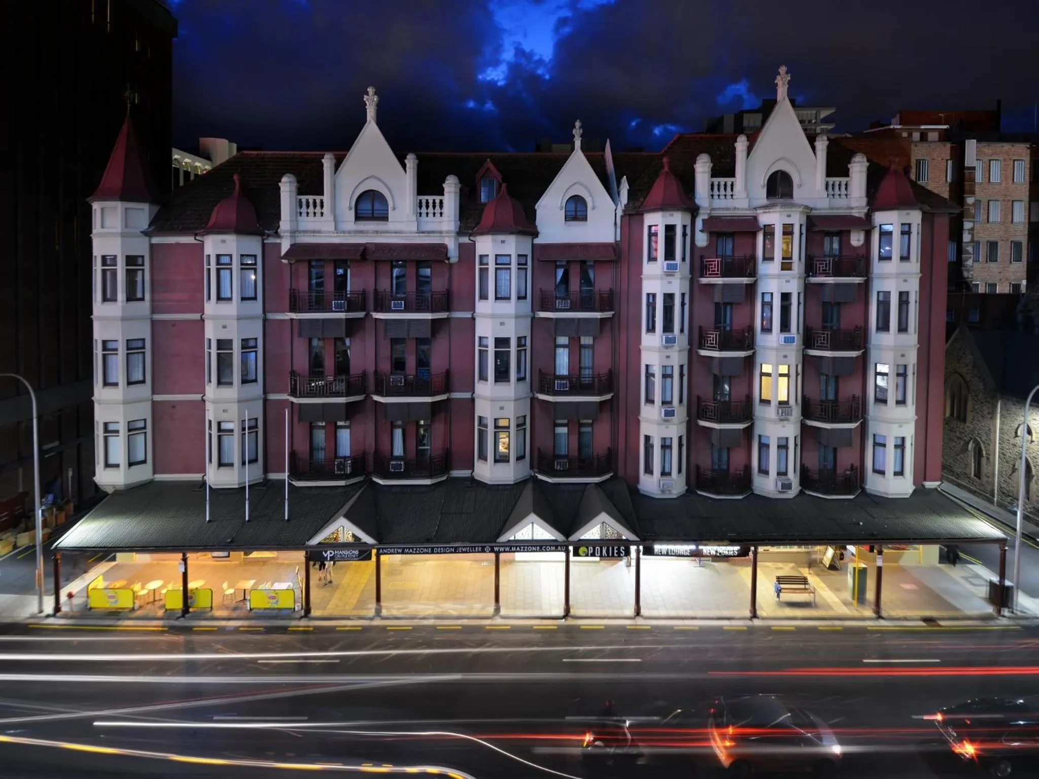 Facade/entrance in Adelaide Mansions Apartments