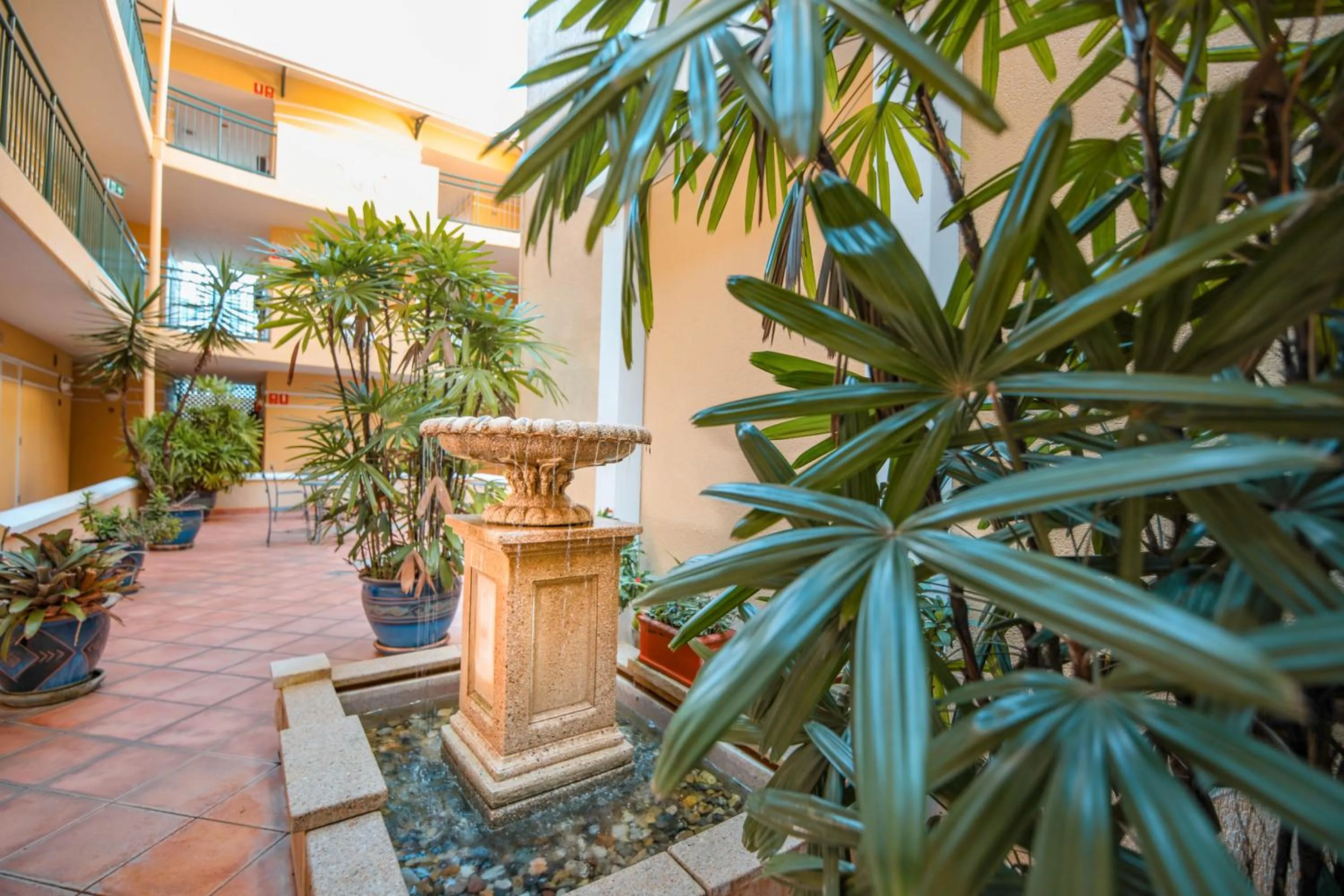 Patio in Il Palazzo Holiday Apartments