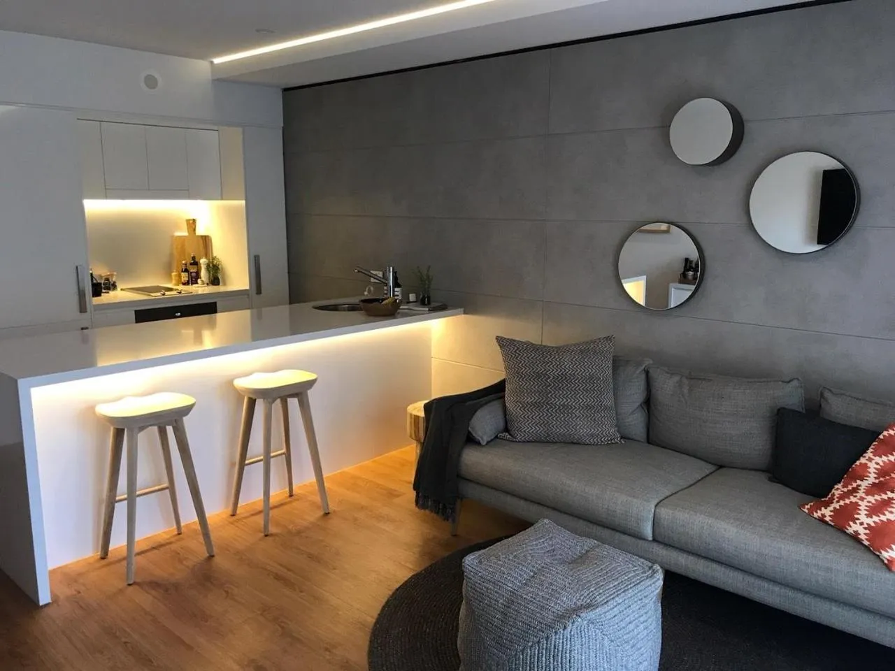 Kitchen or kitchenette in Il Palazzo Holiday Apartments