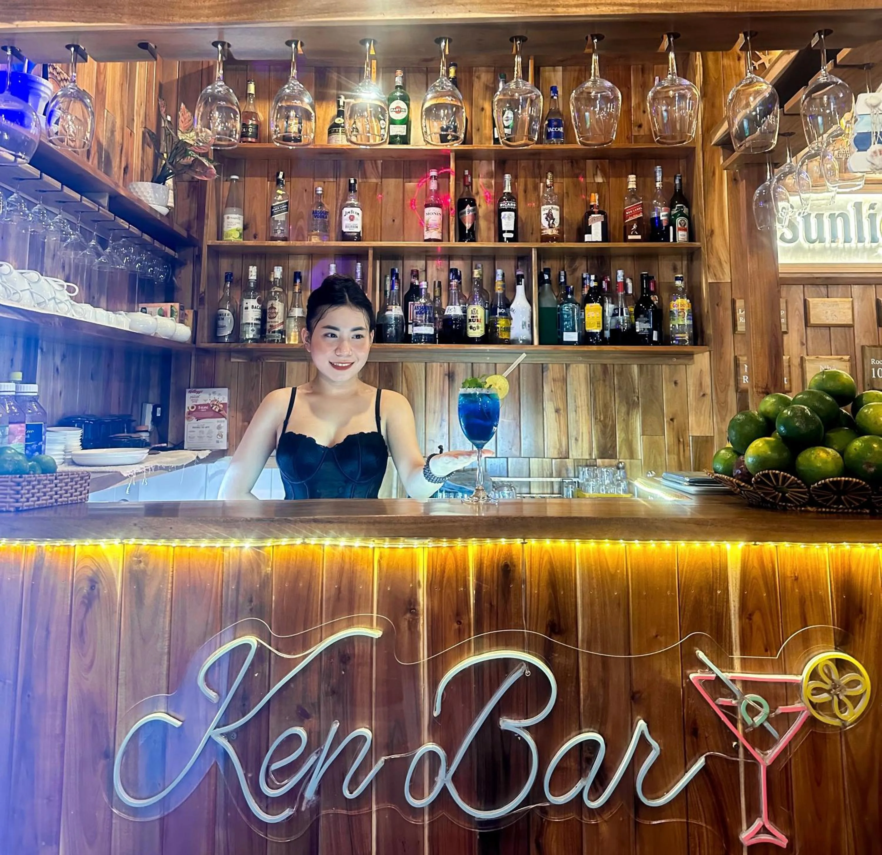 Lounge or bar in Sunlight Bungalow