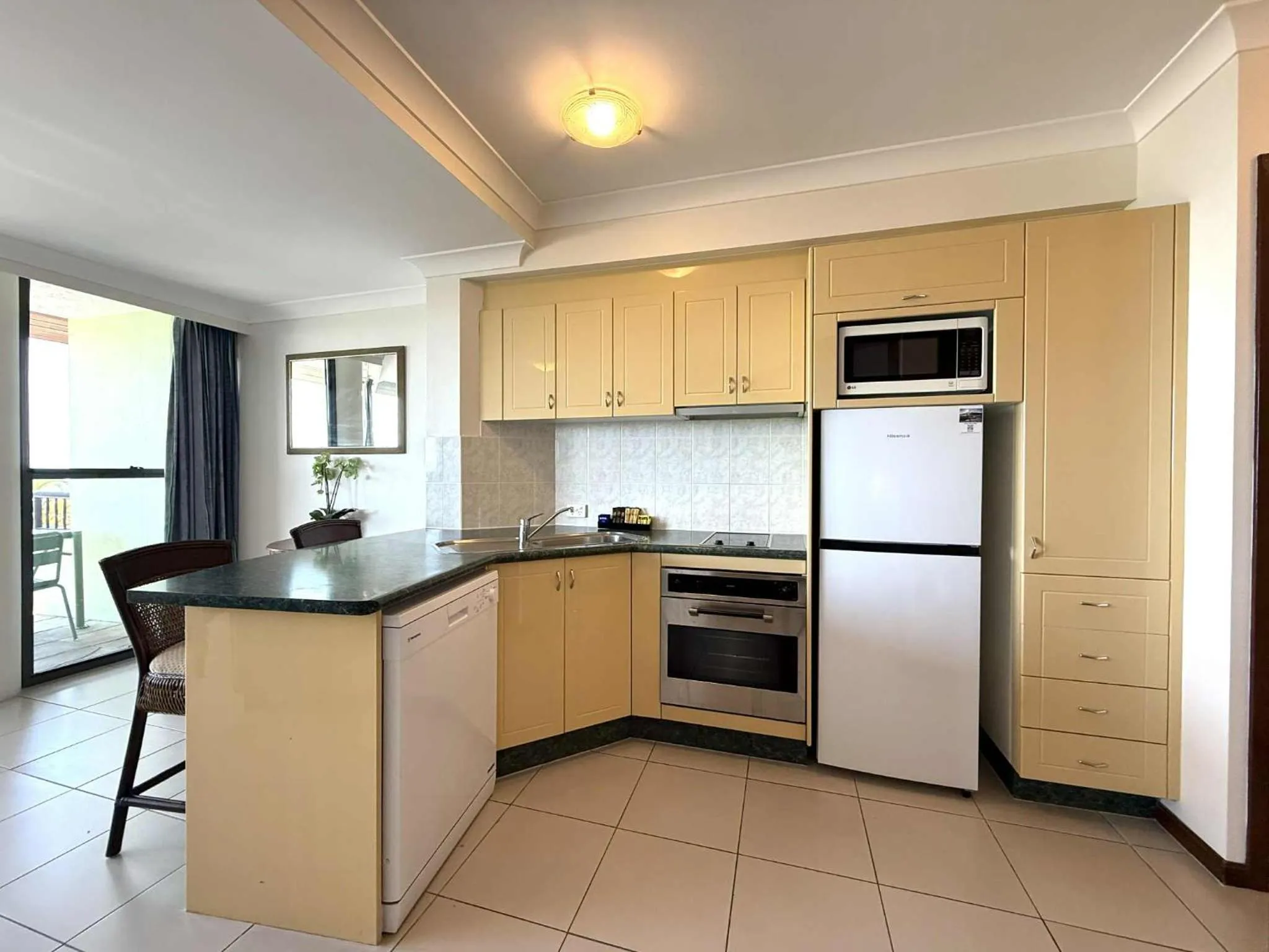 Kitchen or kitchenette in at Water's Edge Resort