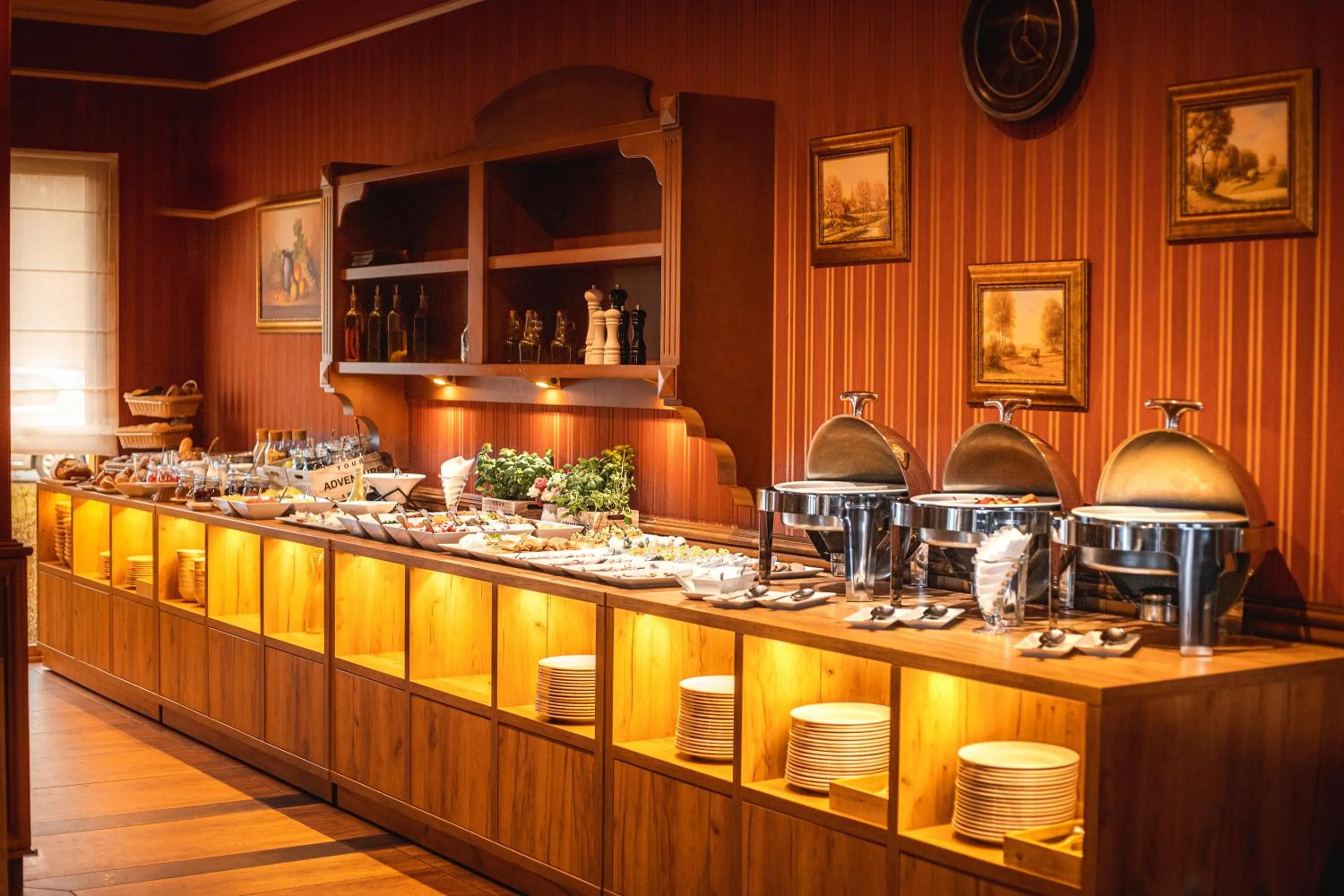 Buffet breakfast in Premium Hotel Bacero Wrocław