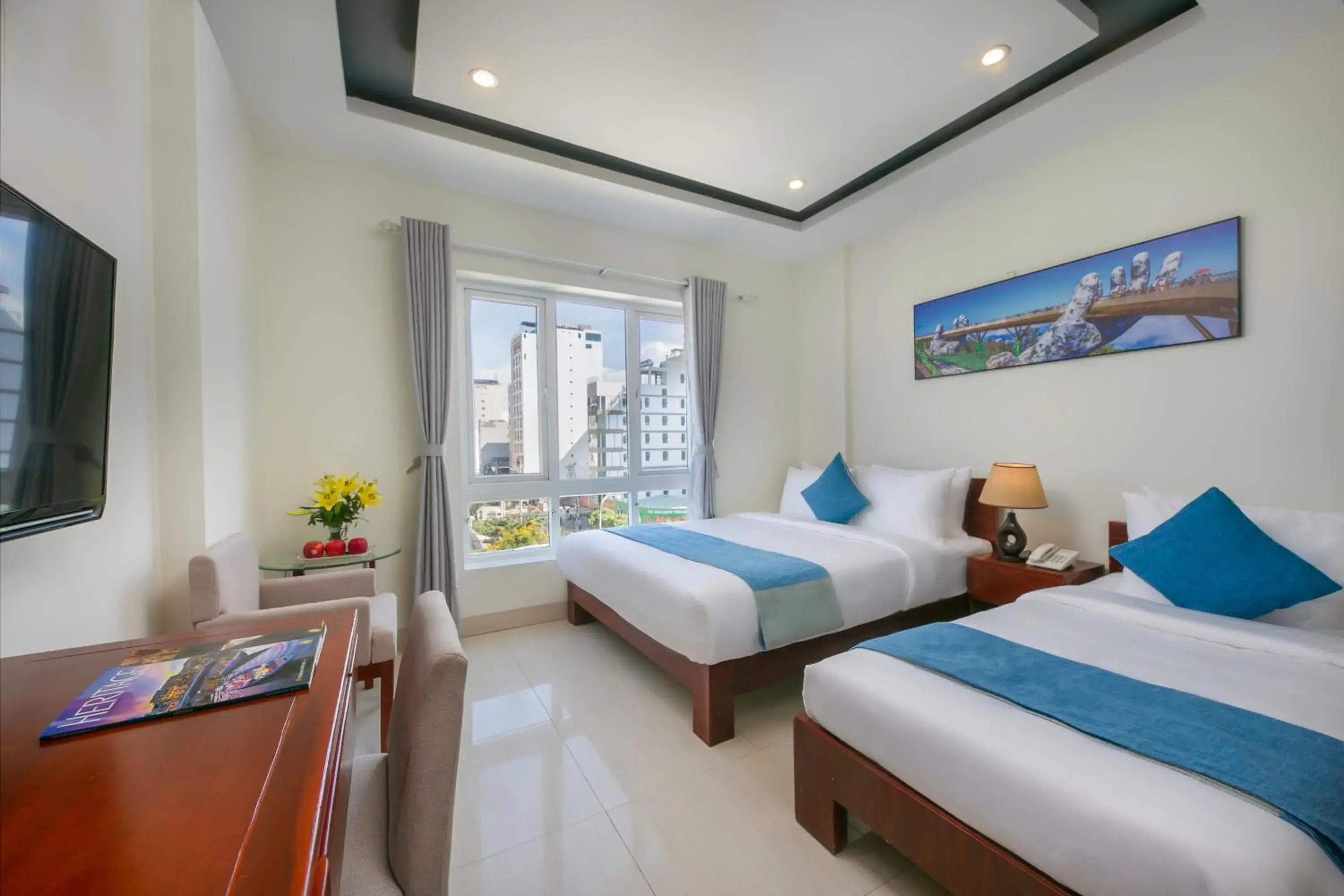 Deluxe Triple Room with Bathtub in Gio Bien 2 Hotel by THG Deluxe Triple Room with Bathtub in Gio Bien 2 Hotel by THG