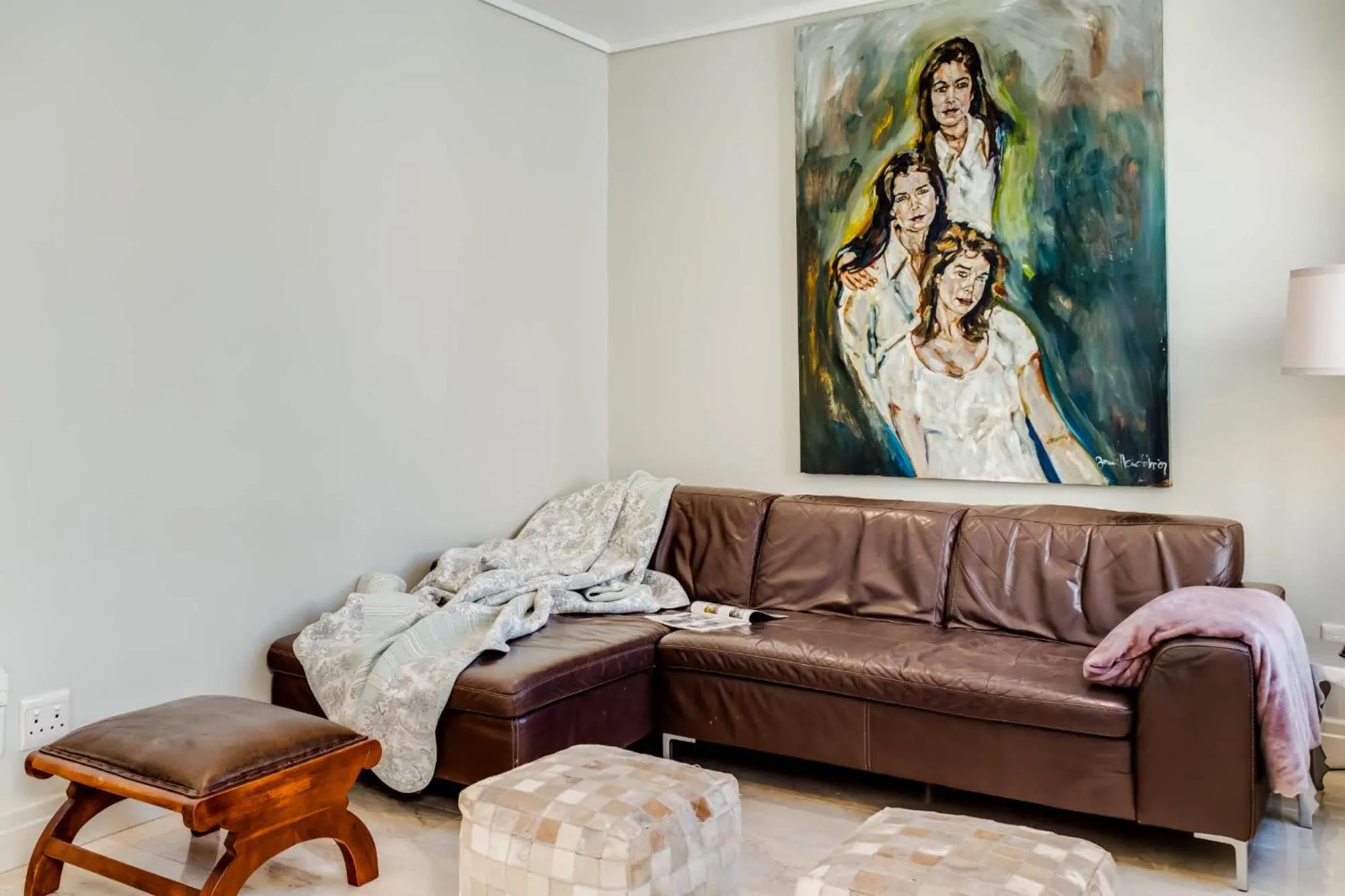 Living room in Villa Olivier