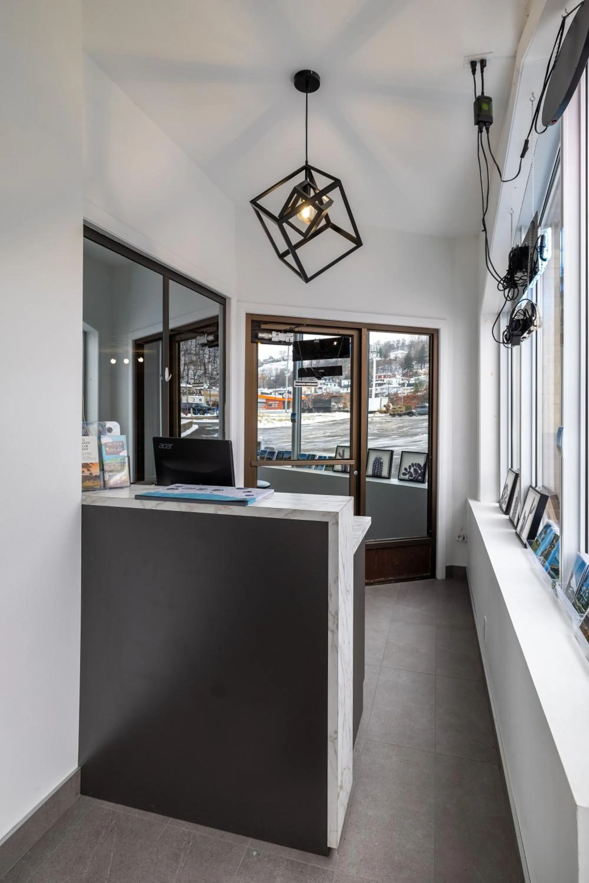 Lobby or reception in Motel Et Condo Chez Charley