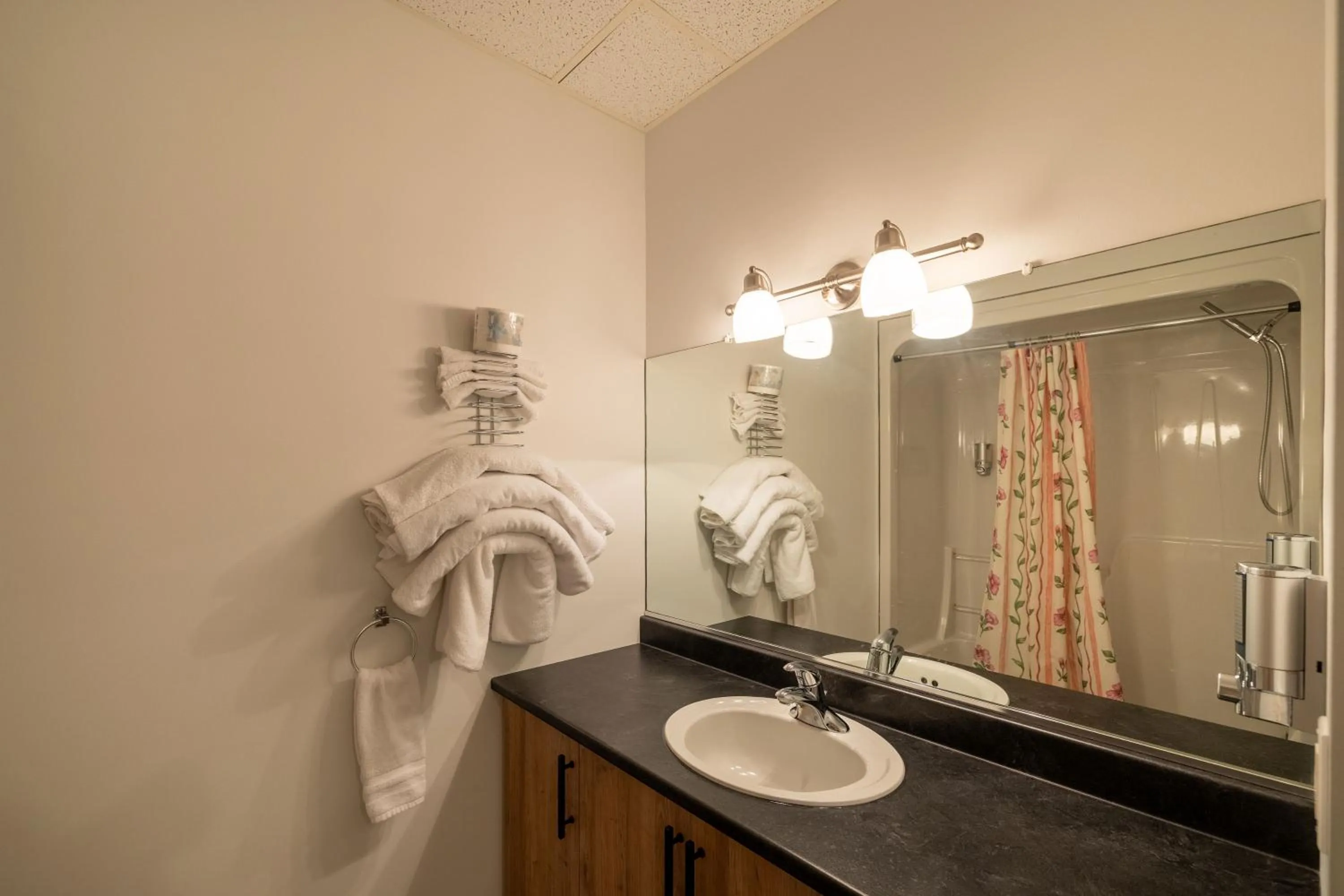 Bathroom in Motel Et Condo Chez Charley