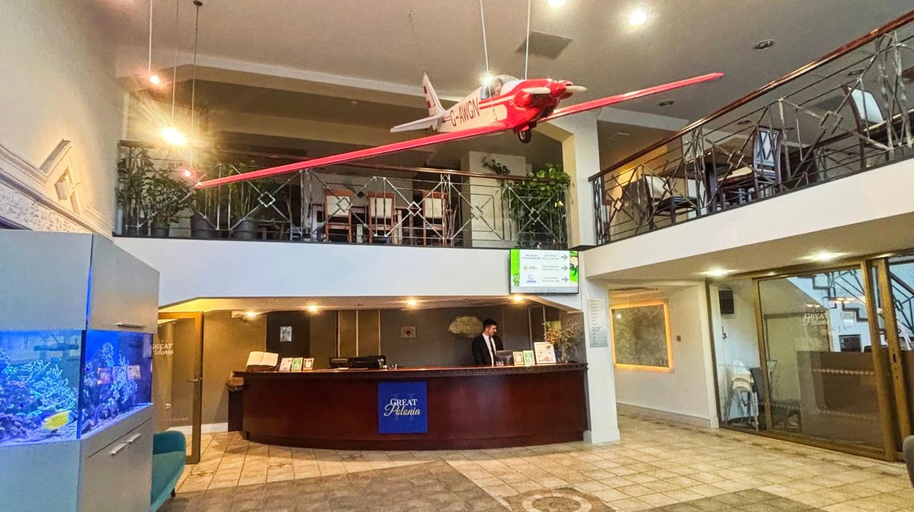 Lobby or reception in Hotel Great Polonia Kraków Airport