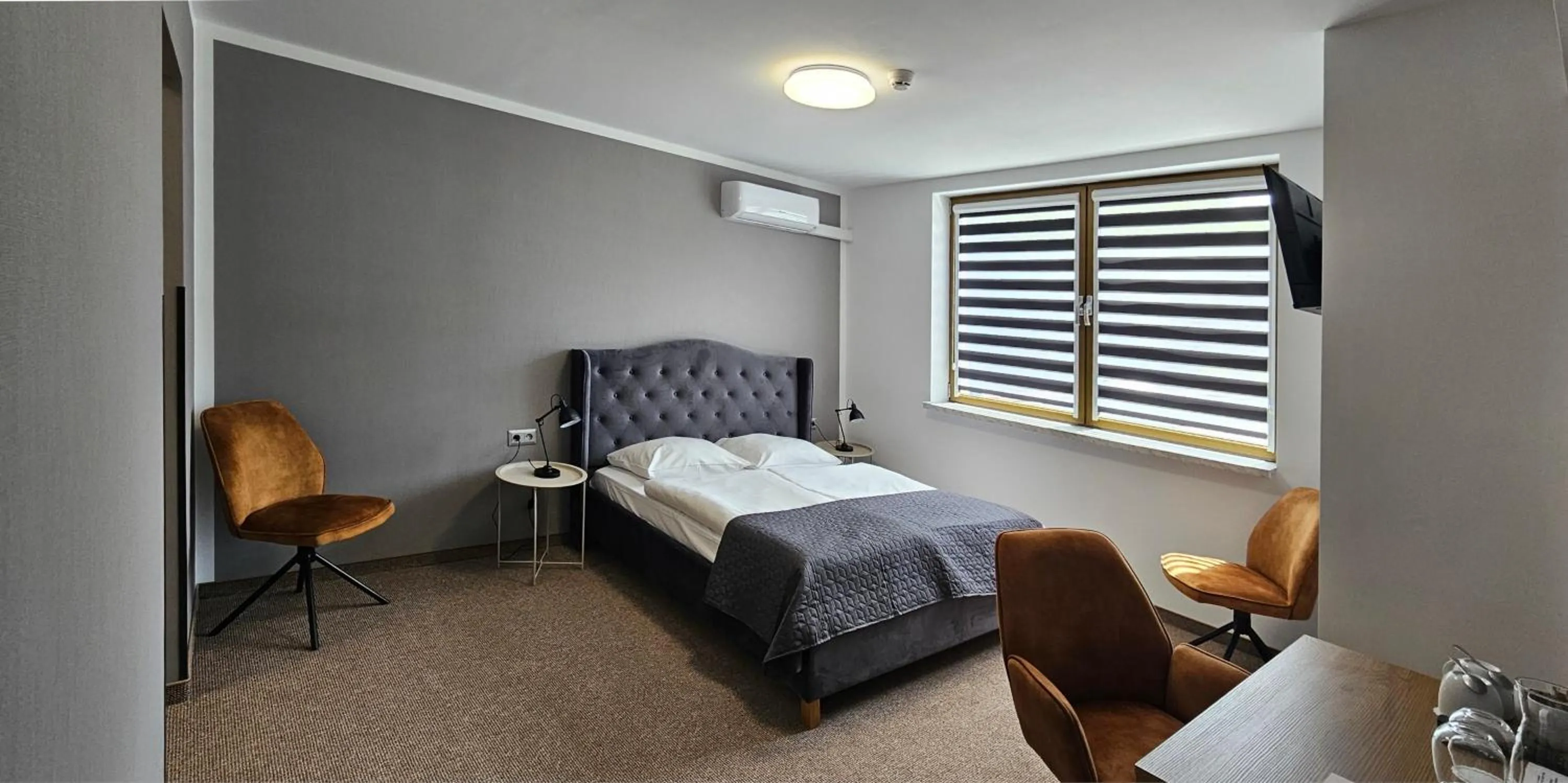 Bed in Hotel Great Polonia Kraków Airport