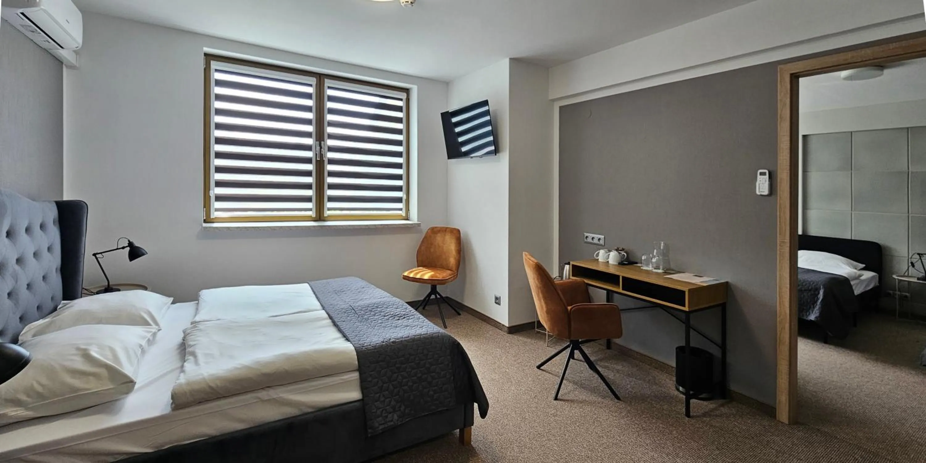 Bed in Hotel Great Polonia Kraków Airport