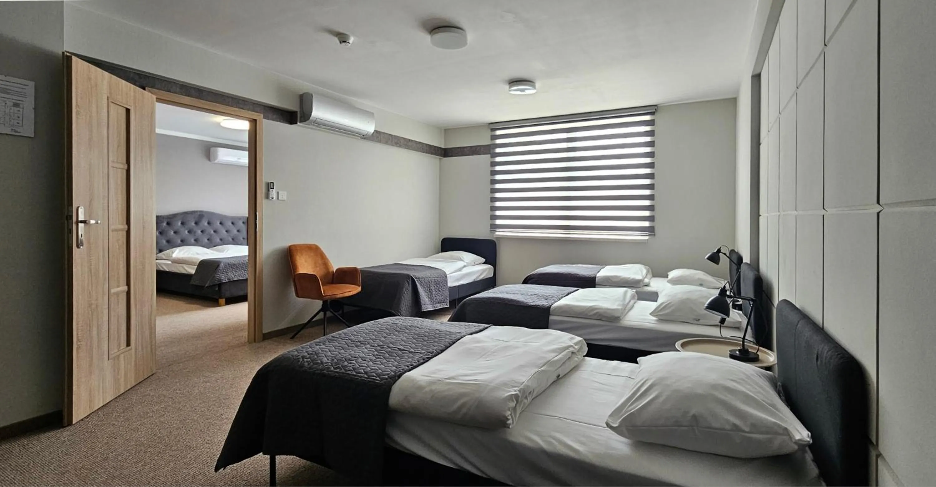 Bed in Hotel Great Polonia Kraków Airport