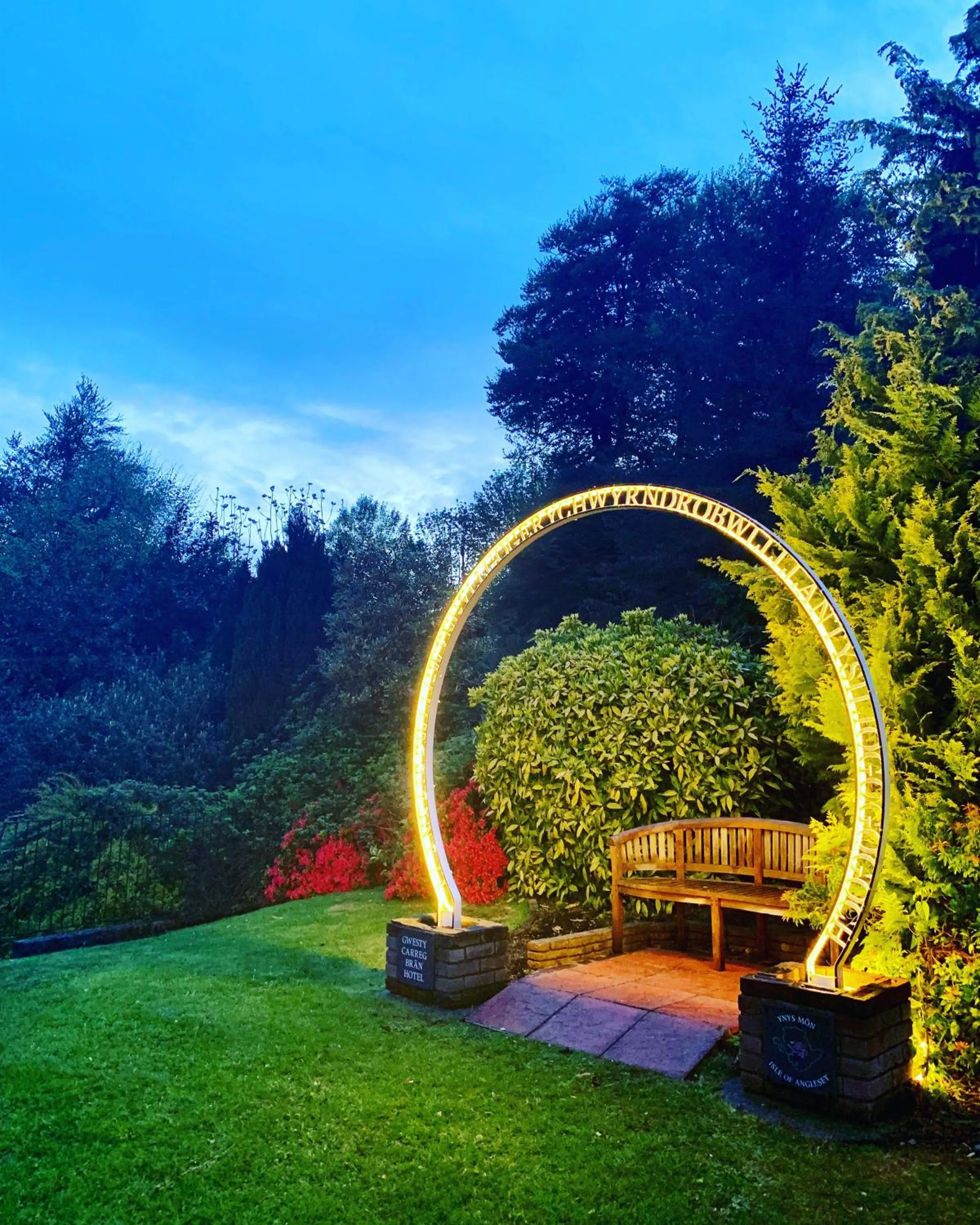 Garden in Carreg Bran