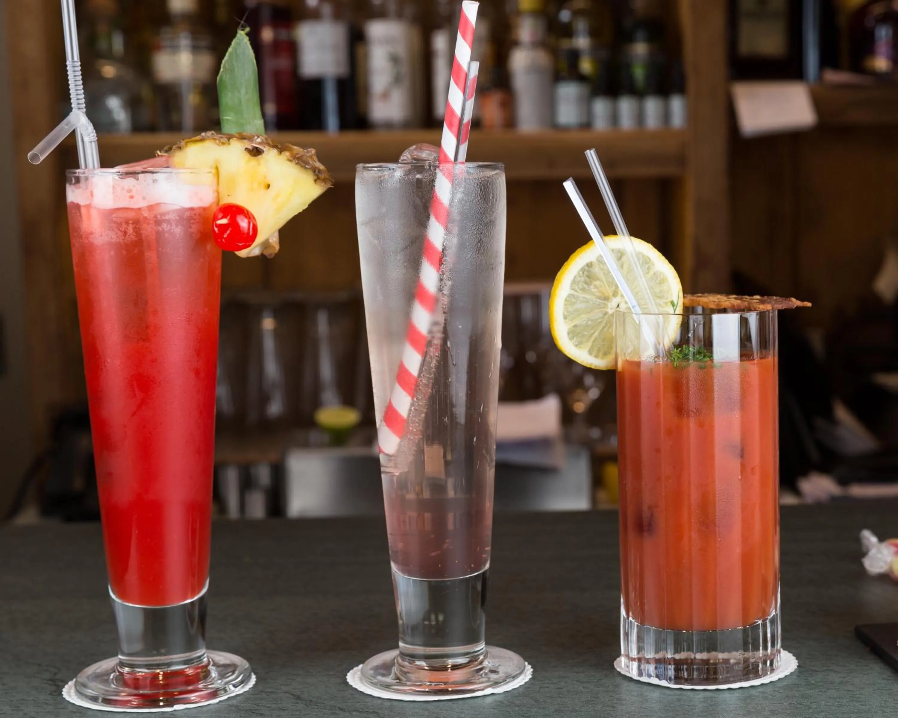 Alcoholic drinks in The Lamplighter Dining ~ Rooms