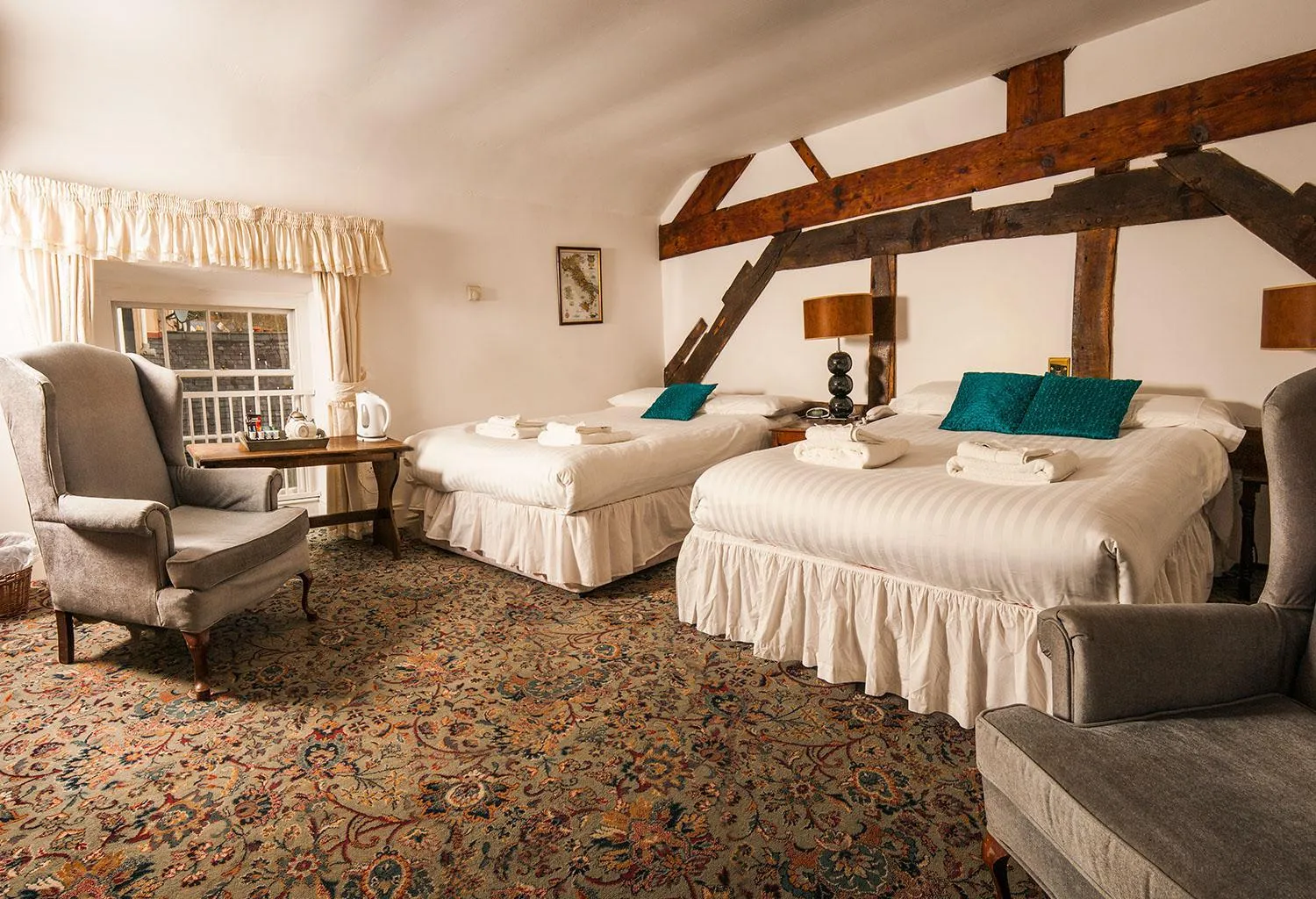 Decorative detail, Bed in Gales Of Llangollen