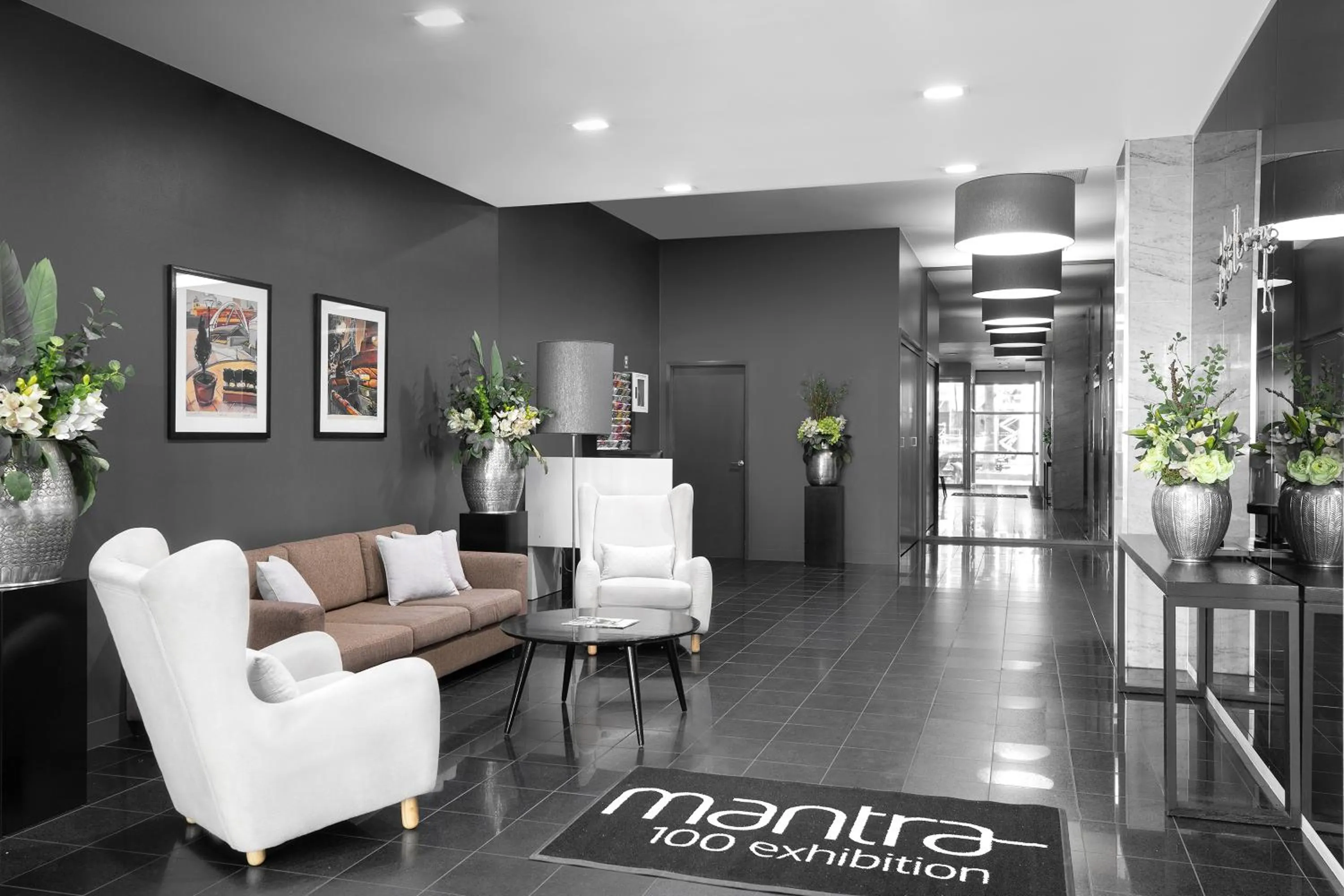Lobby or reception in Mantra 100 Exhibition