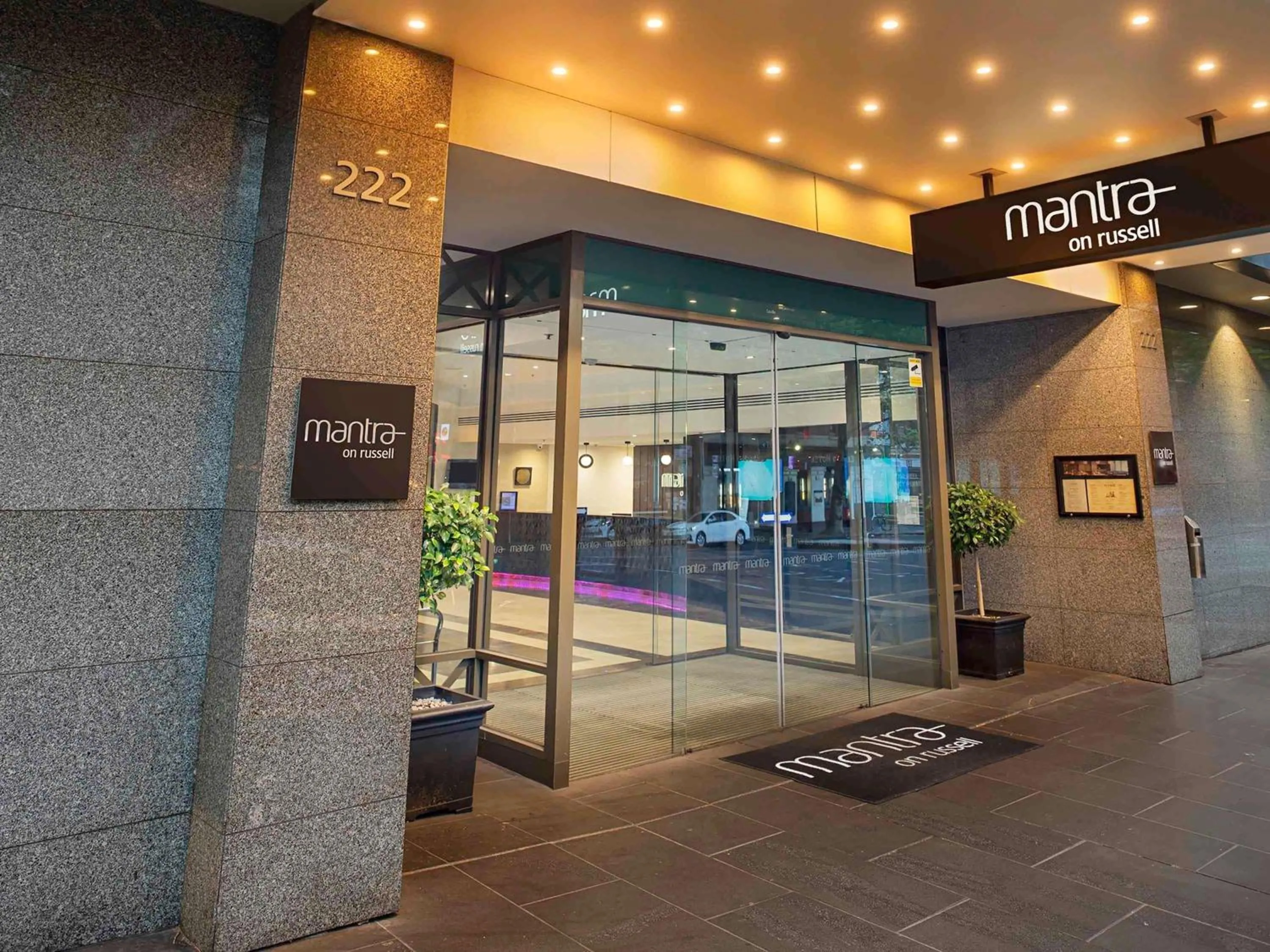 Property building in Mantra on Russell