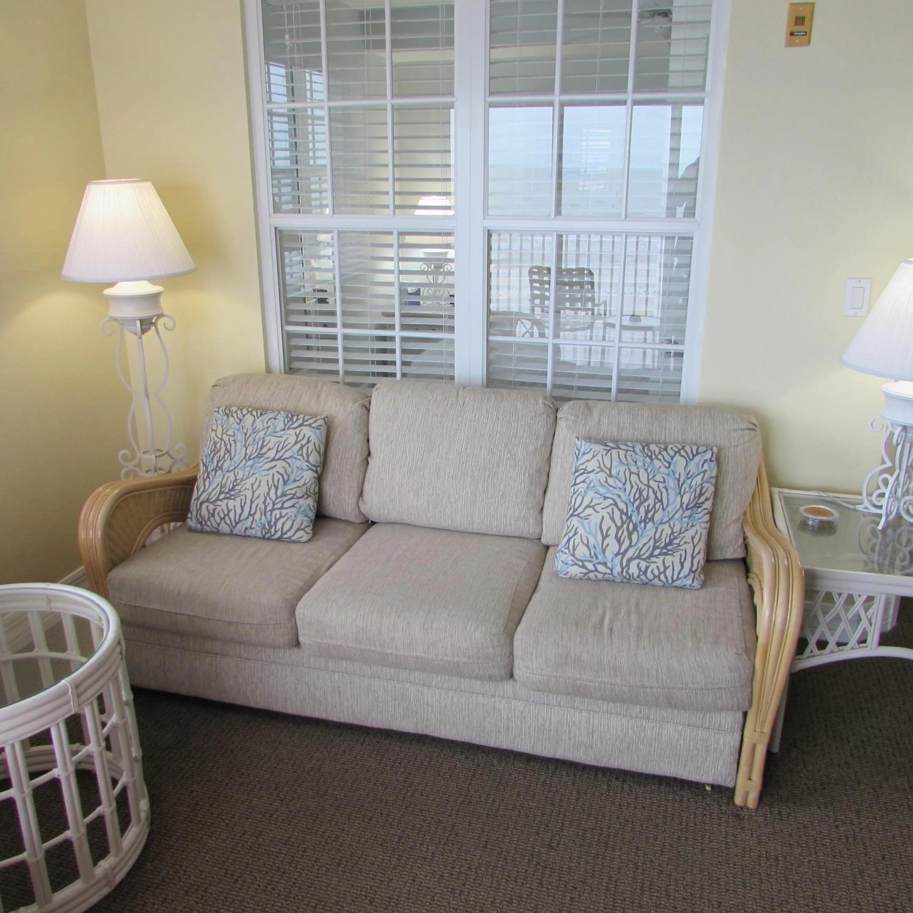 Seating area in Edison Beach House
