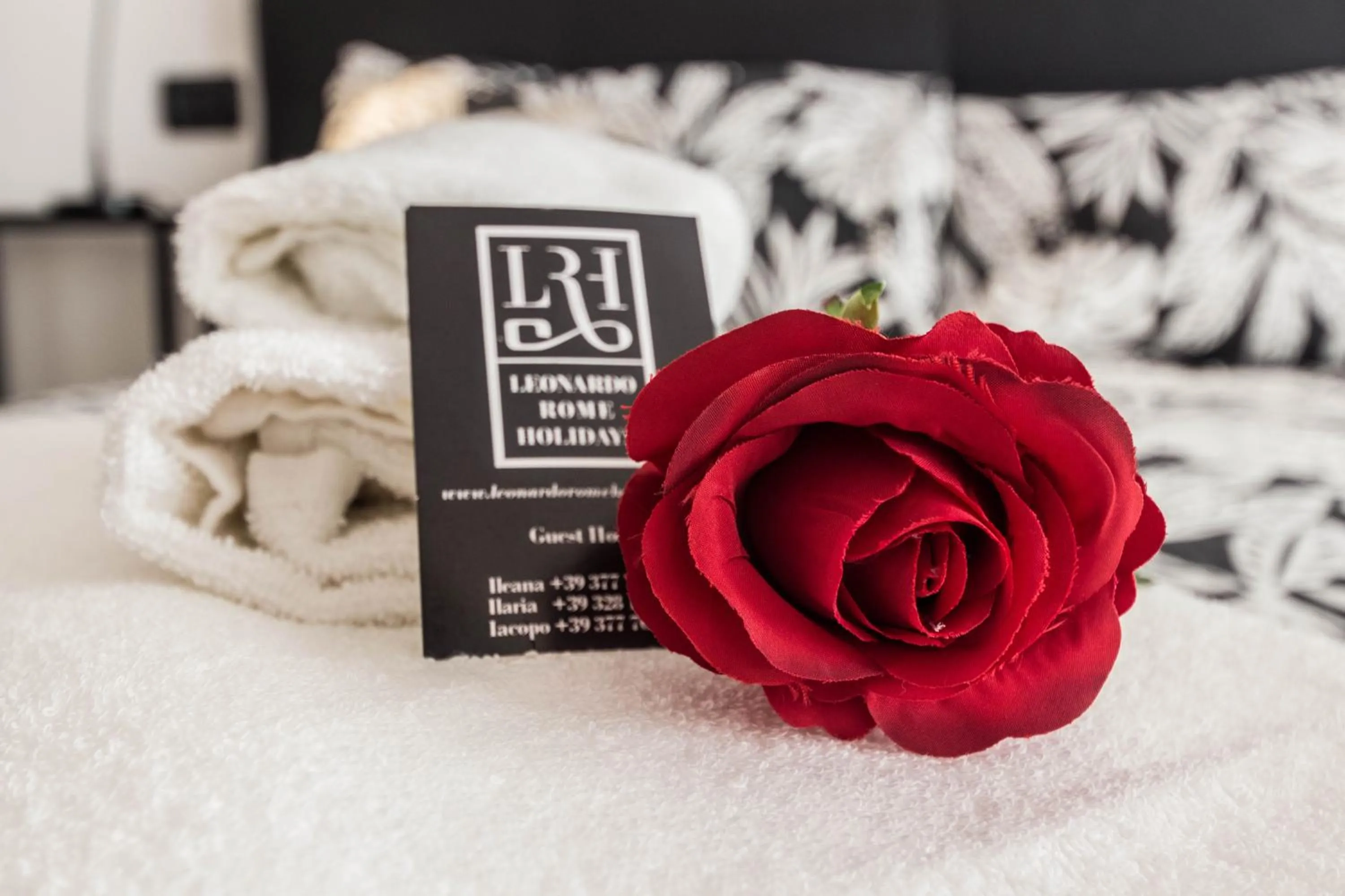 Bed in Leonardo Rome Holidays