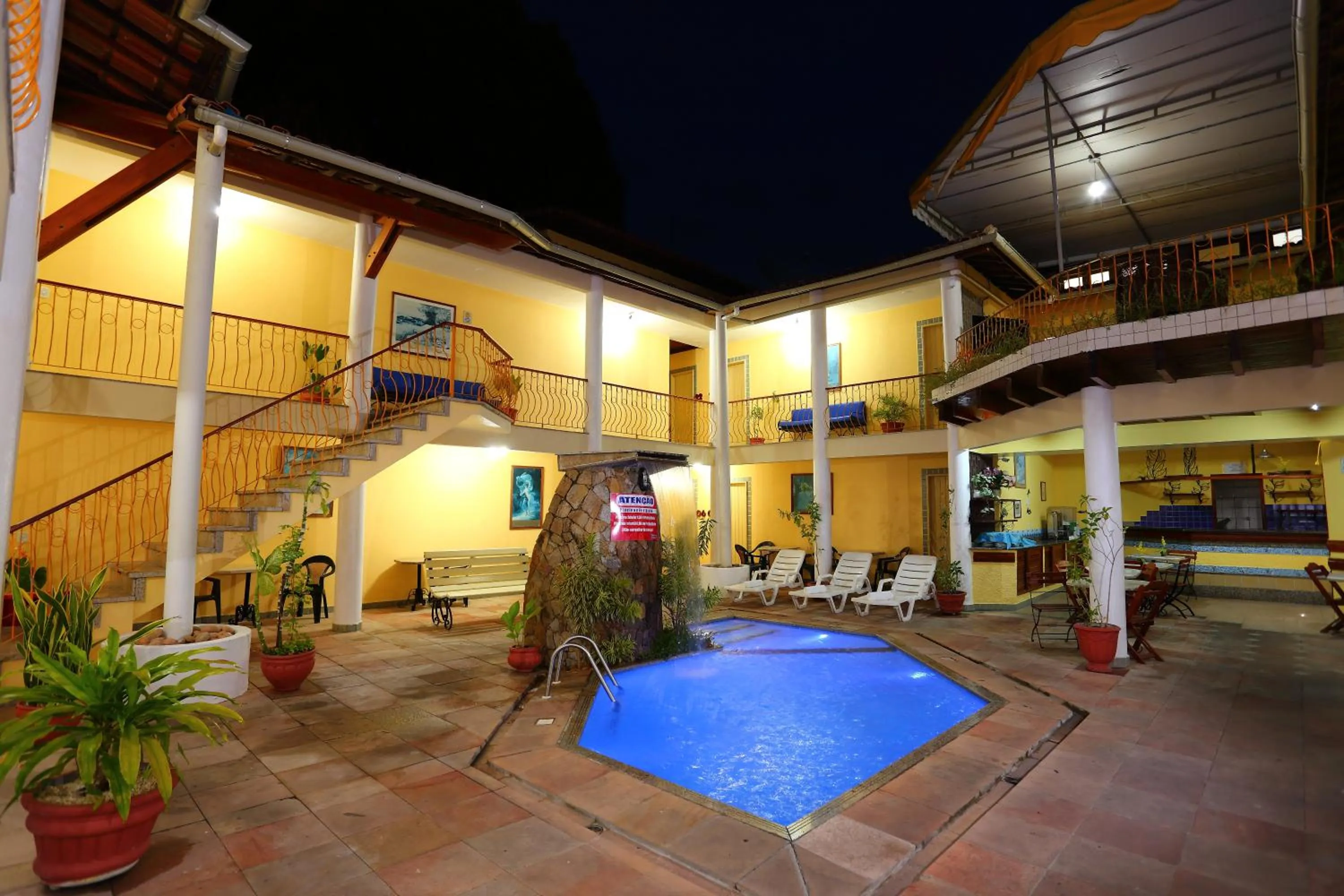 Pool view in Marlim Porto Hotel