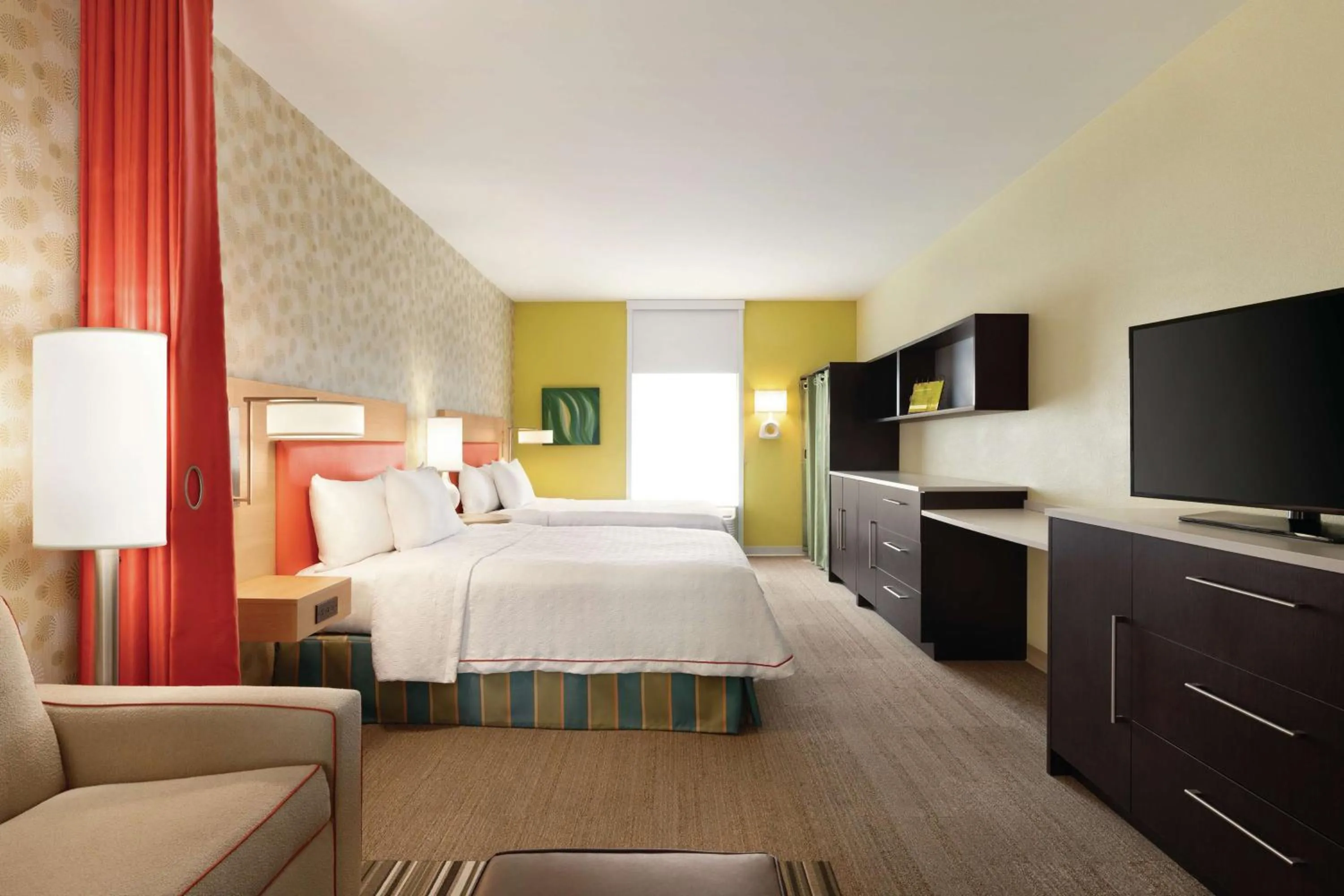 Bedroom, Bed in Home2 Suites by Hilton Cartersville