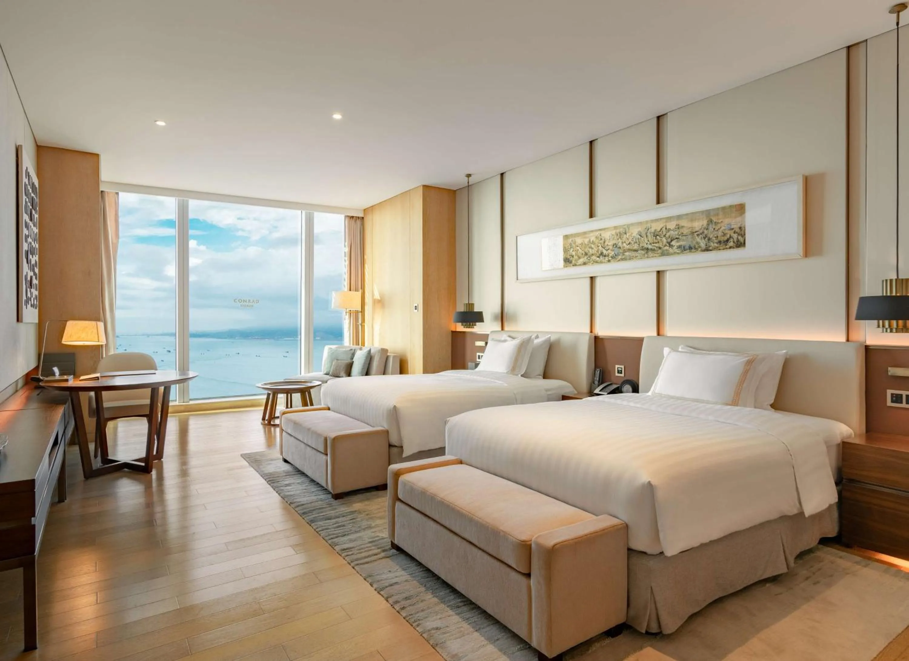 Bed in Conrad Xiamen