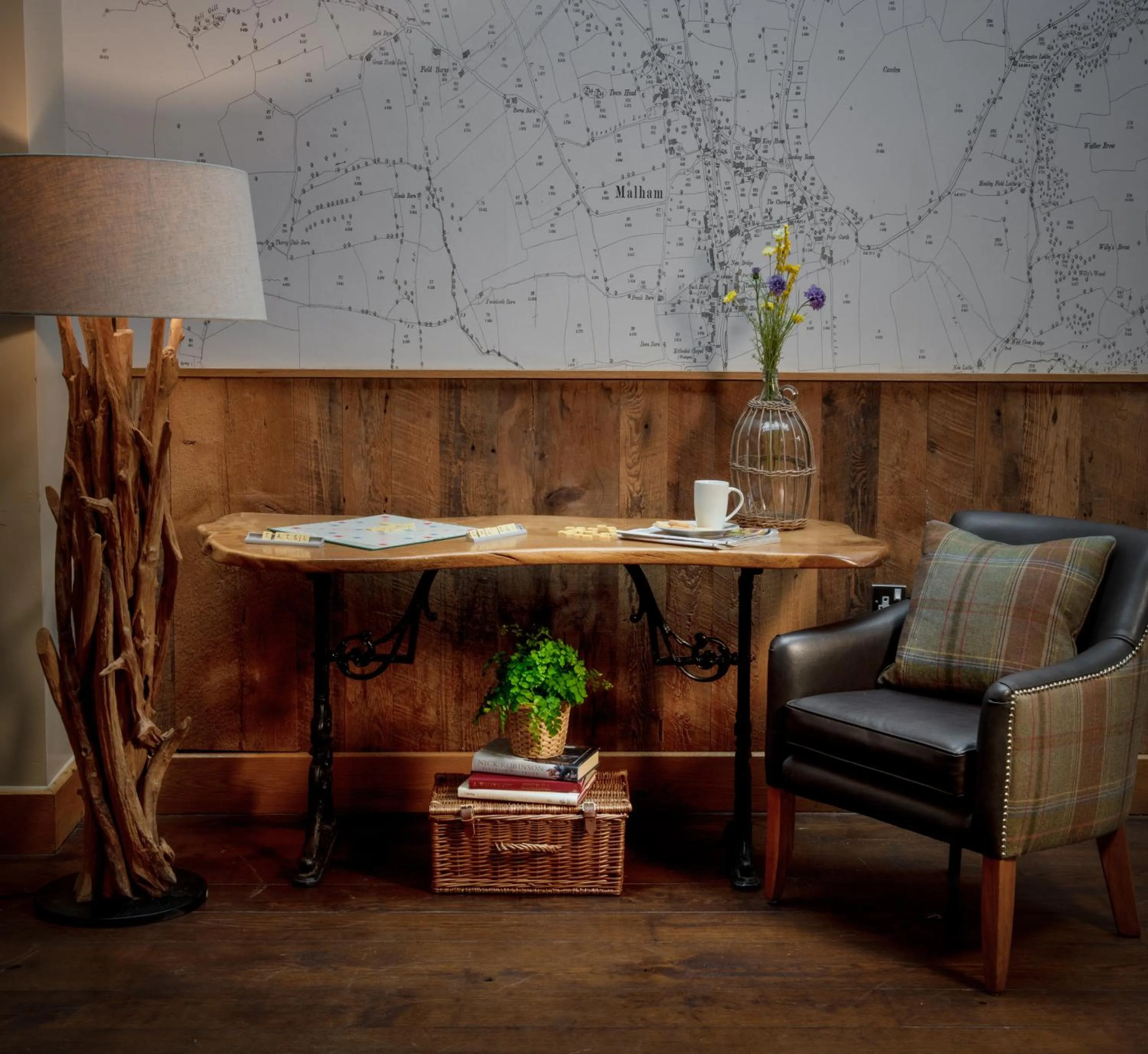 Seating area in The Lister Arms