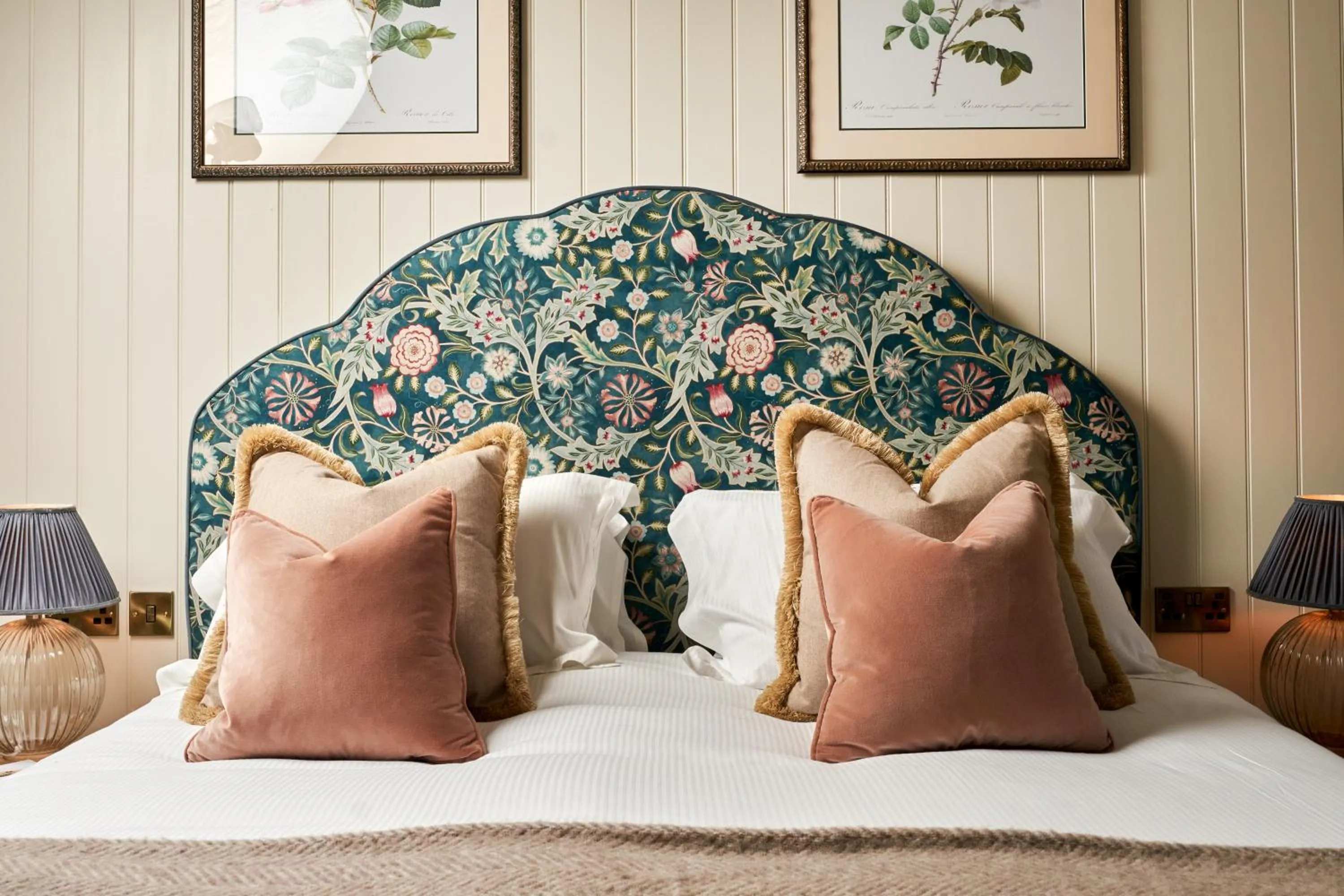Decorative detail, Bed in The Langford Inn