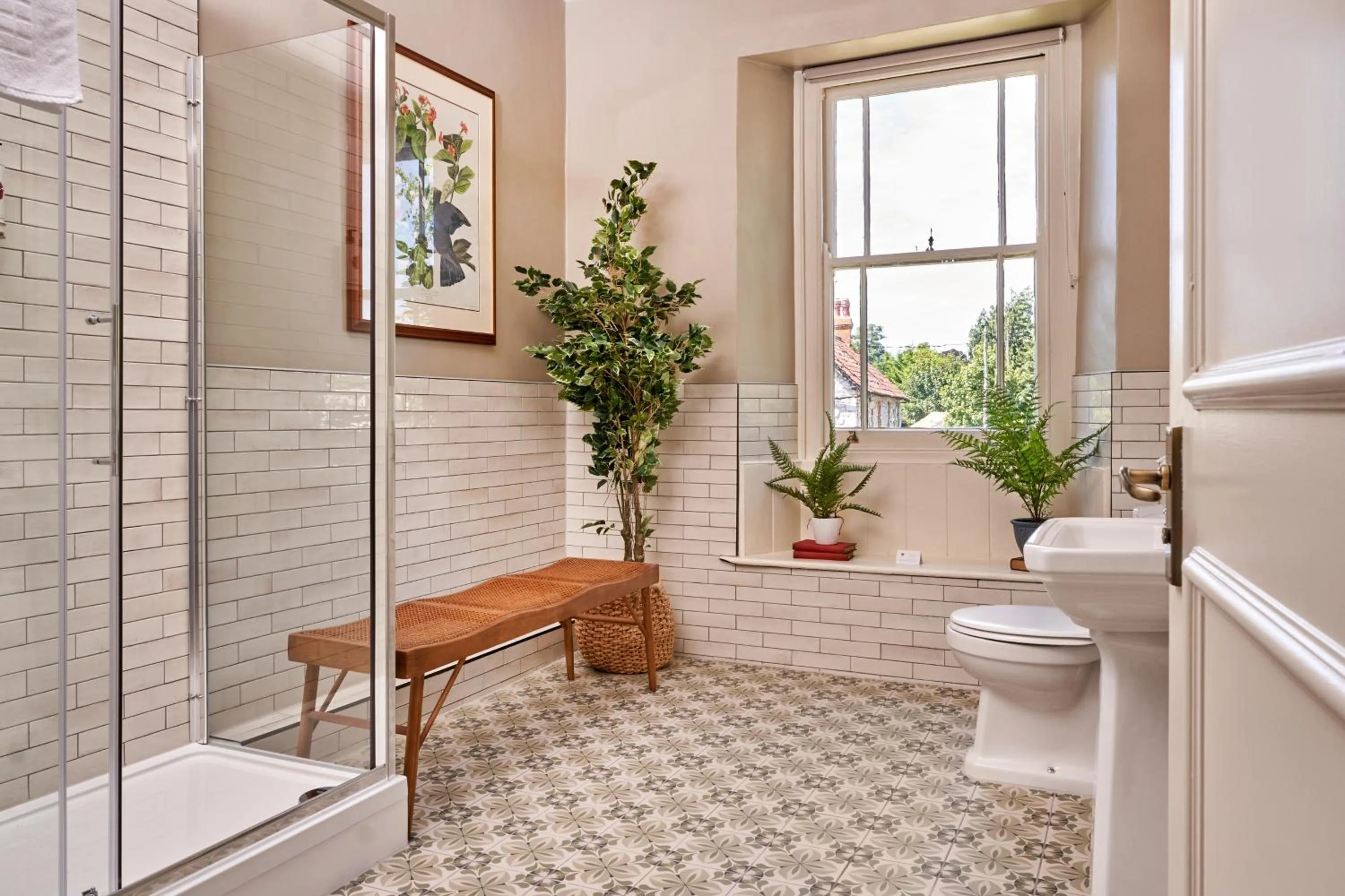 Shower in The Langford Inn
