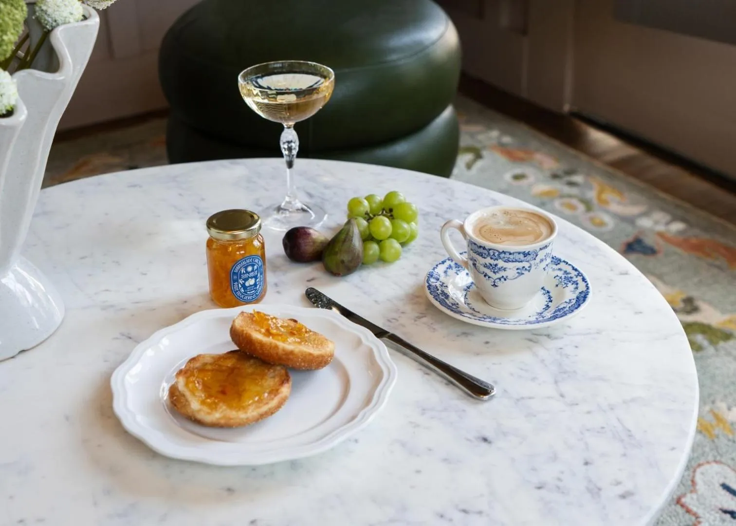 Continental breakfast in Le Petit Pali St Helena