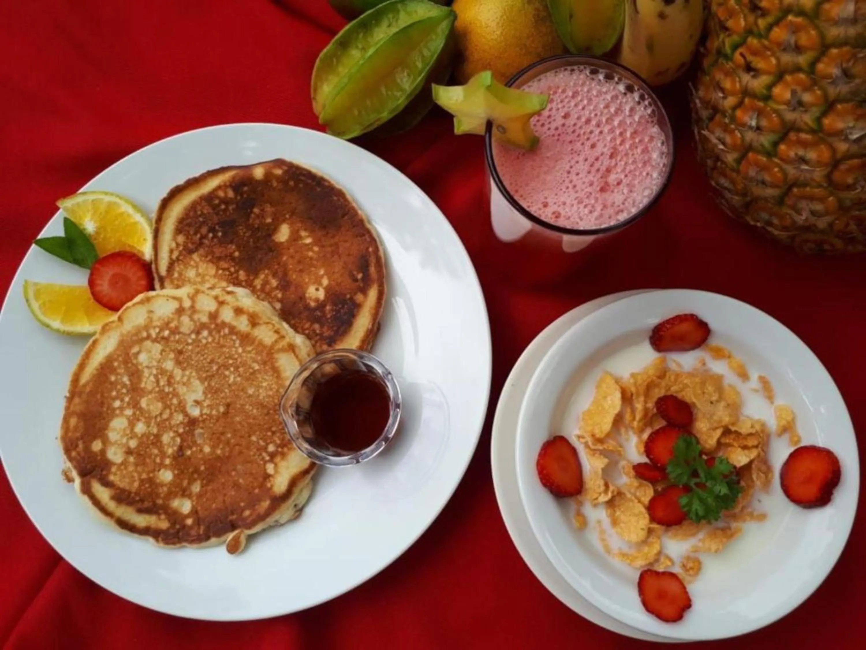 Food and drinks in Pacifico Loft Hotel