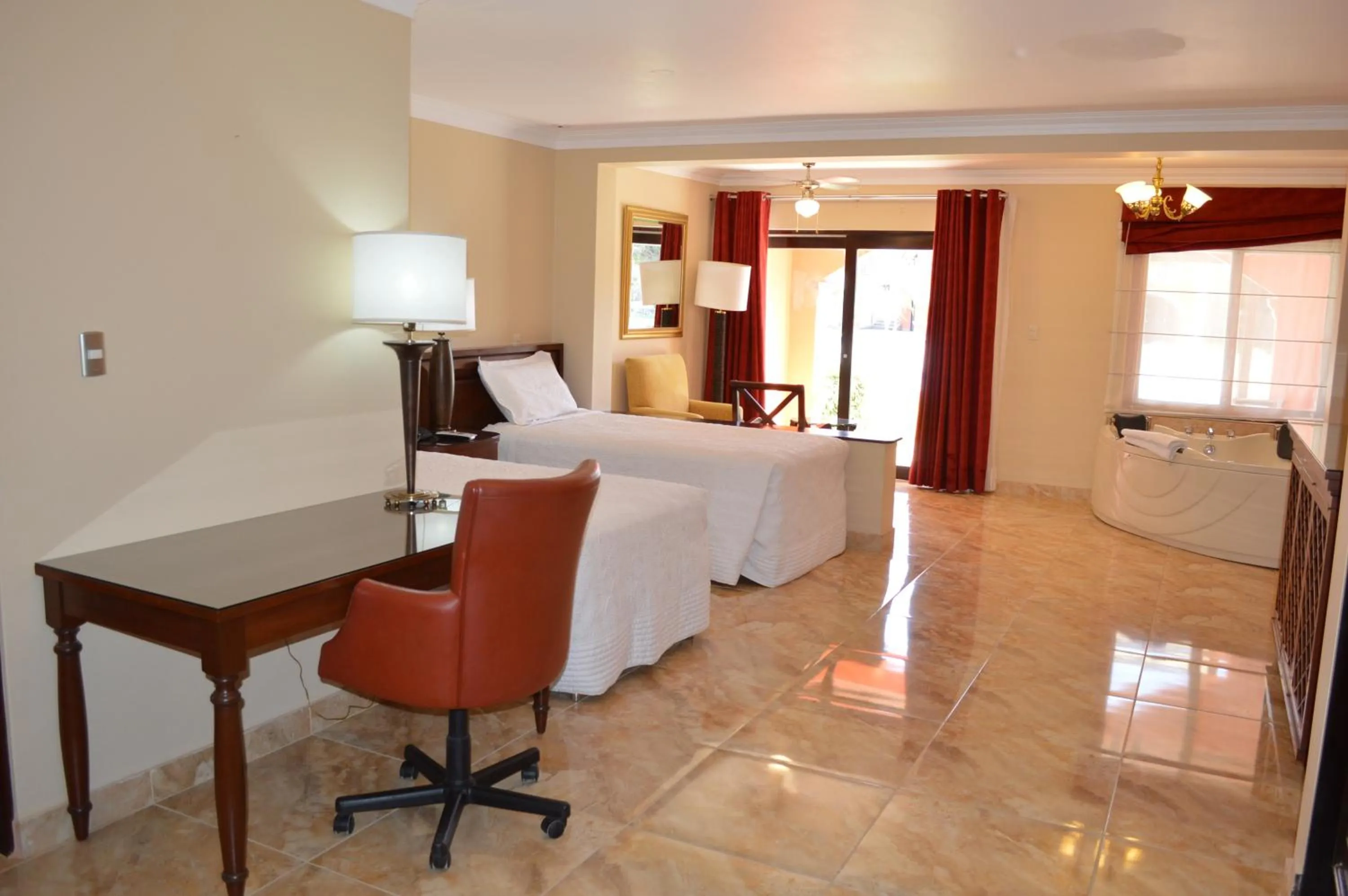 Bed in Hacienda San Juan Resort