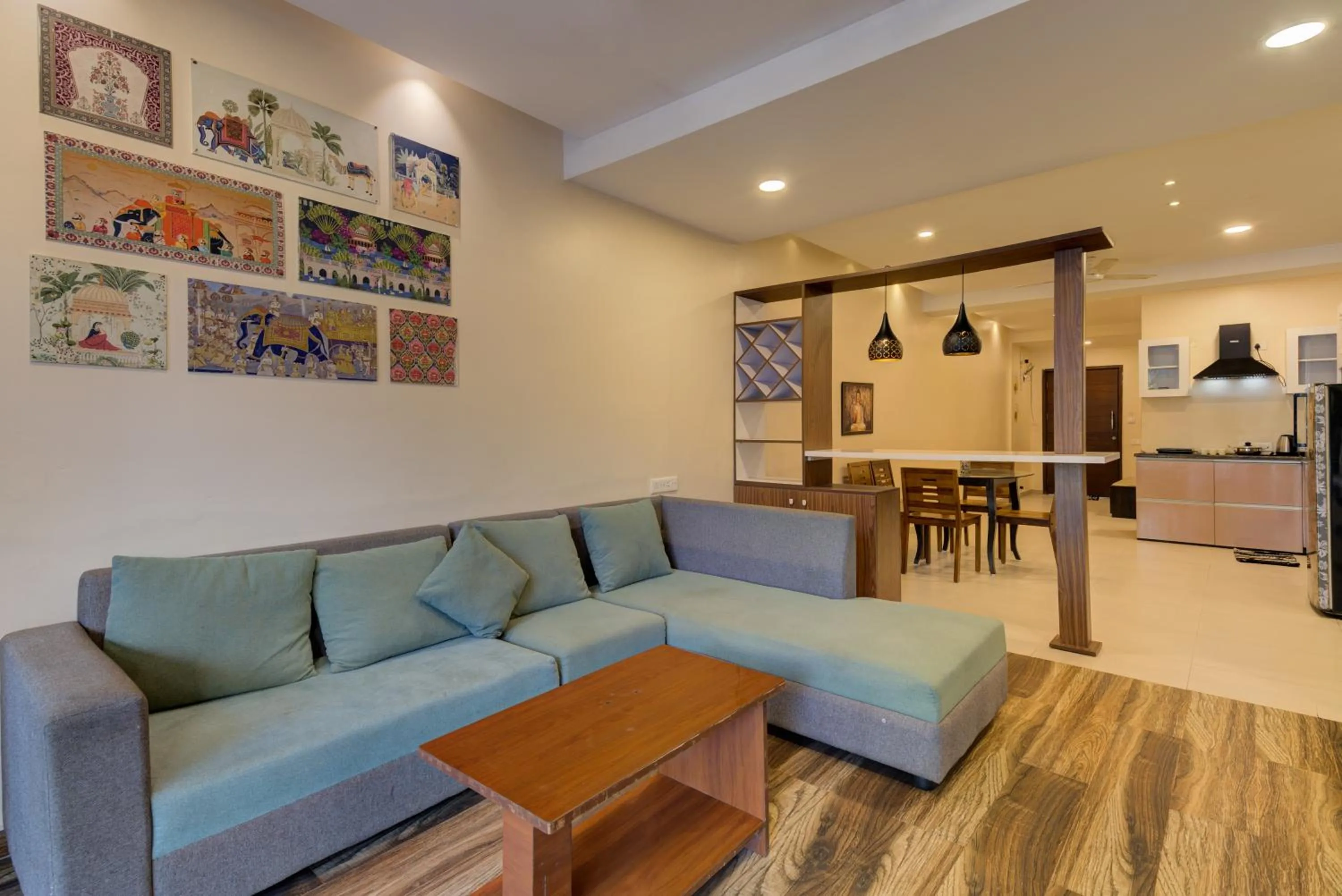 Living room in Eternal wave by HappyInch