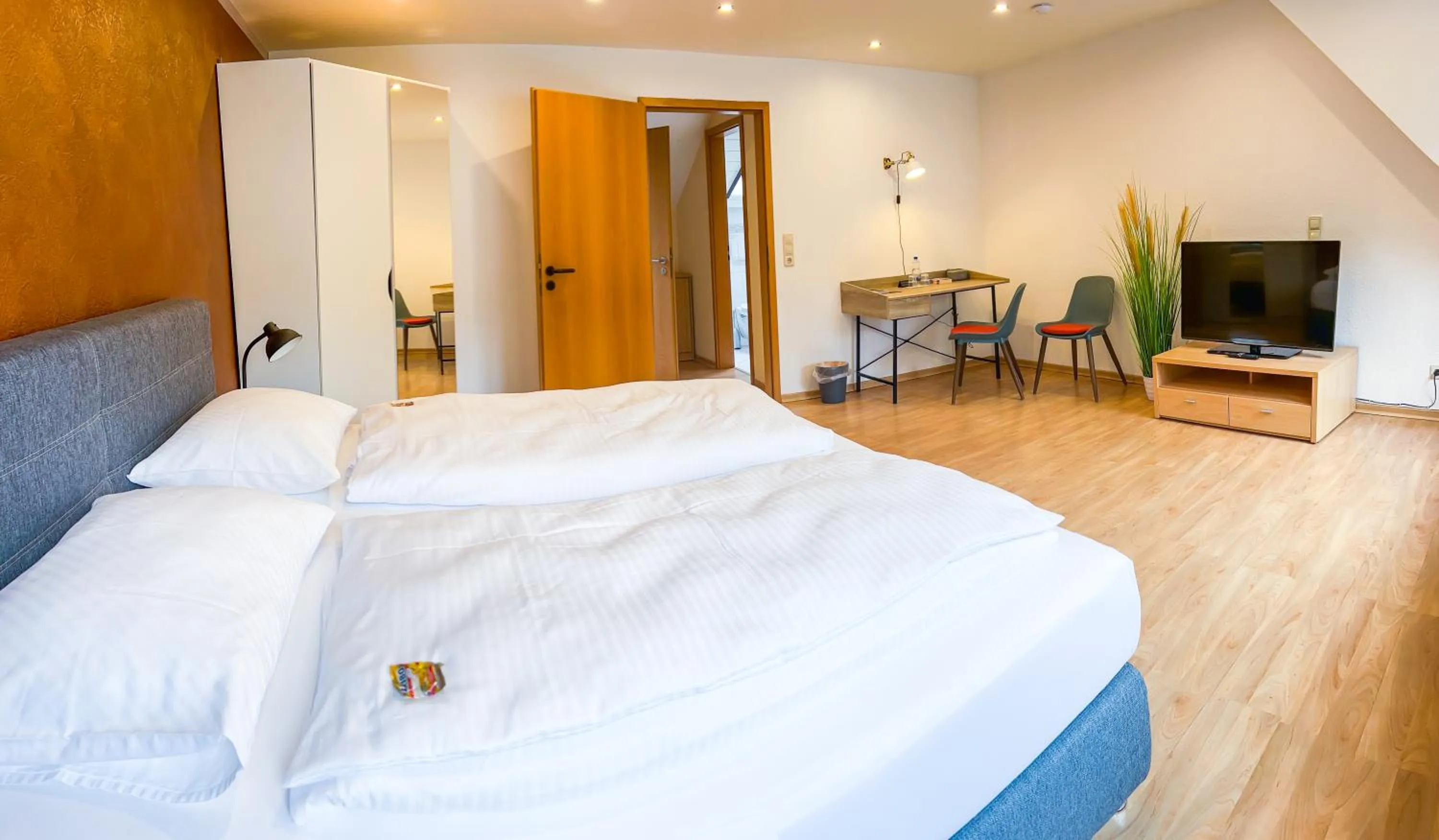 Bed in Hotel zur Loreley - Garni