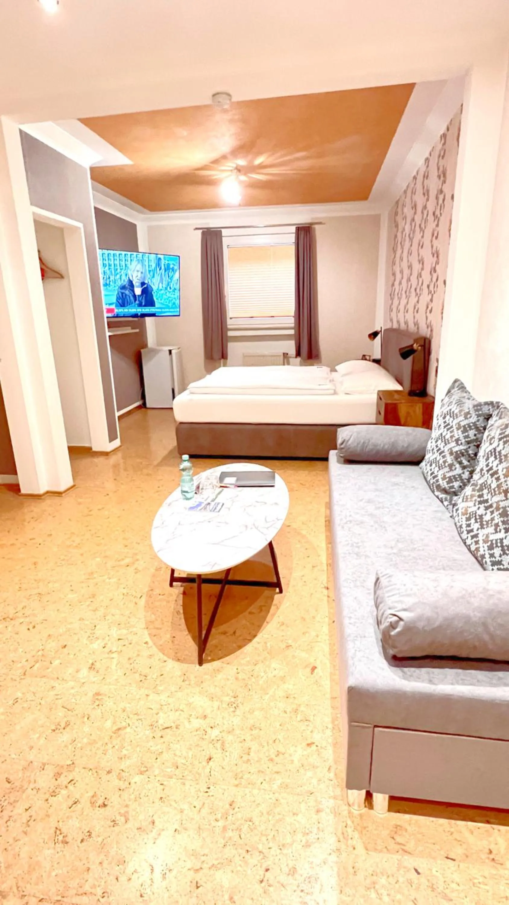 Bed in Hotel zur Loreley - Garni