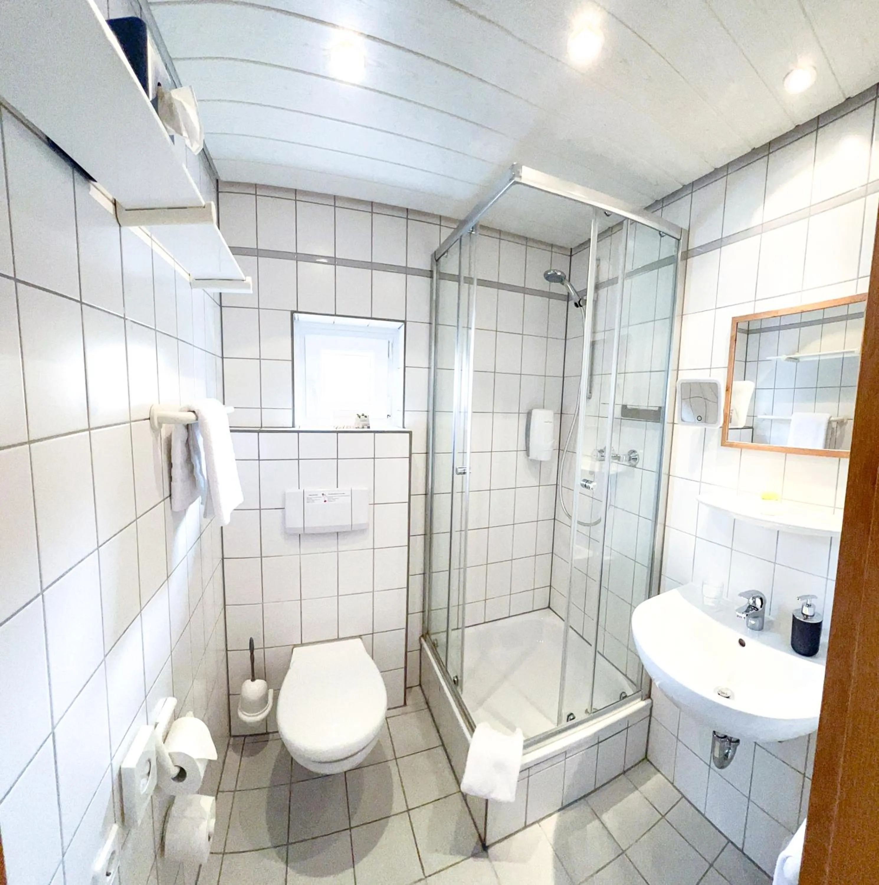 Bathroom in Hotel zur Loreley - Garni