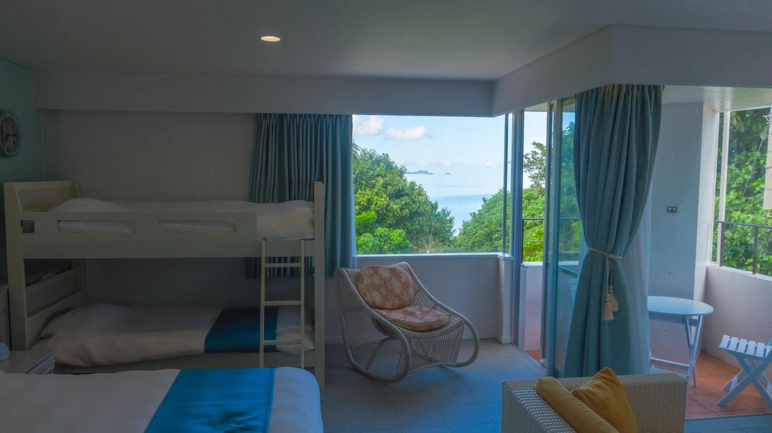 Sea view, Bed in Sky Ocean - Ishigaki Eco-Resort - Newly Renovated