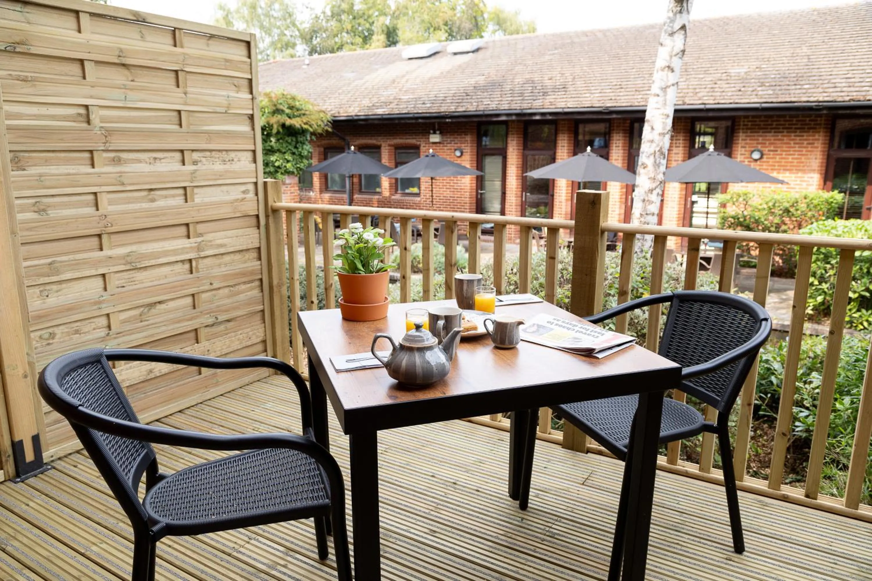 Patio in De Vere Horsley Estate