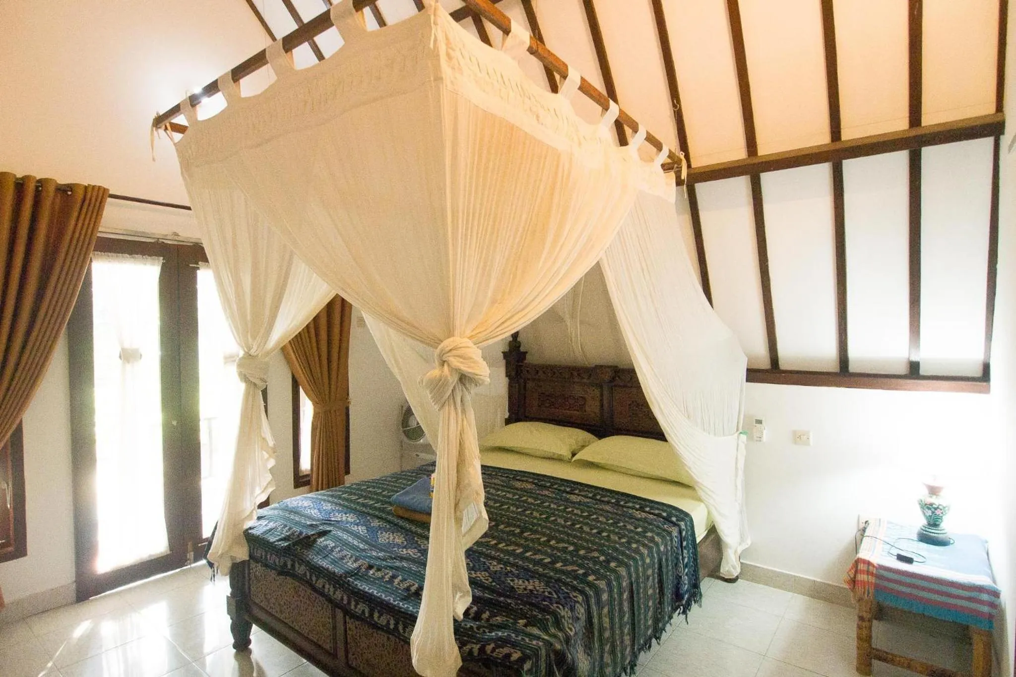 Bed in Ina Gili Guesthouse