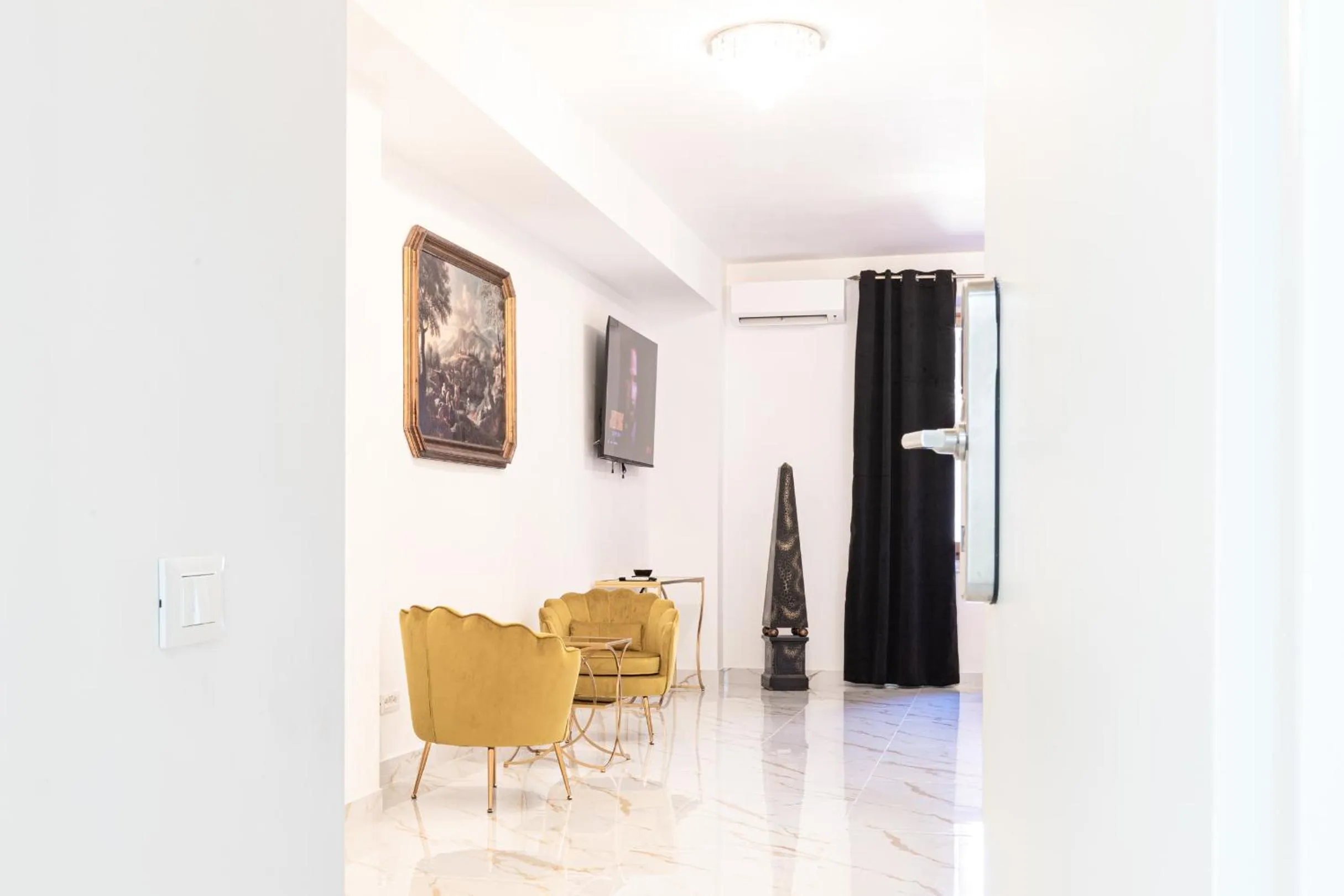 Seating area in Il Monastero Collection