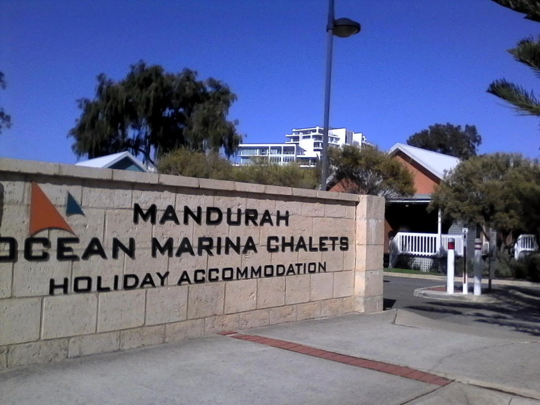 Facade/entrance in Mandurah Ocean Marina Chalets
