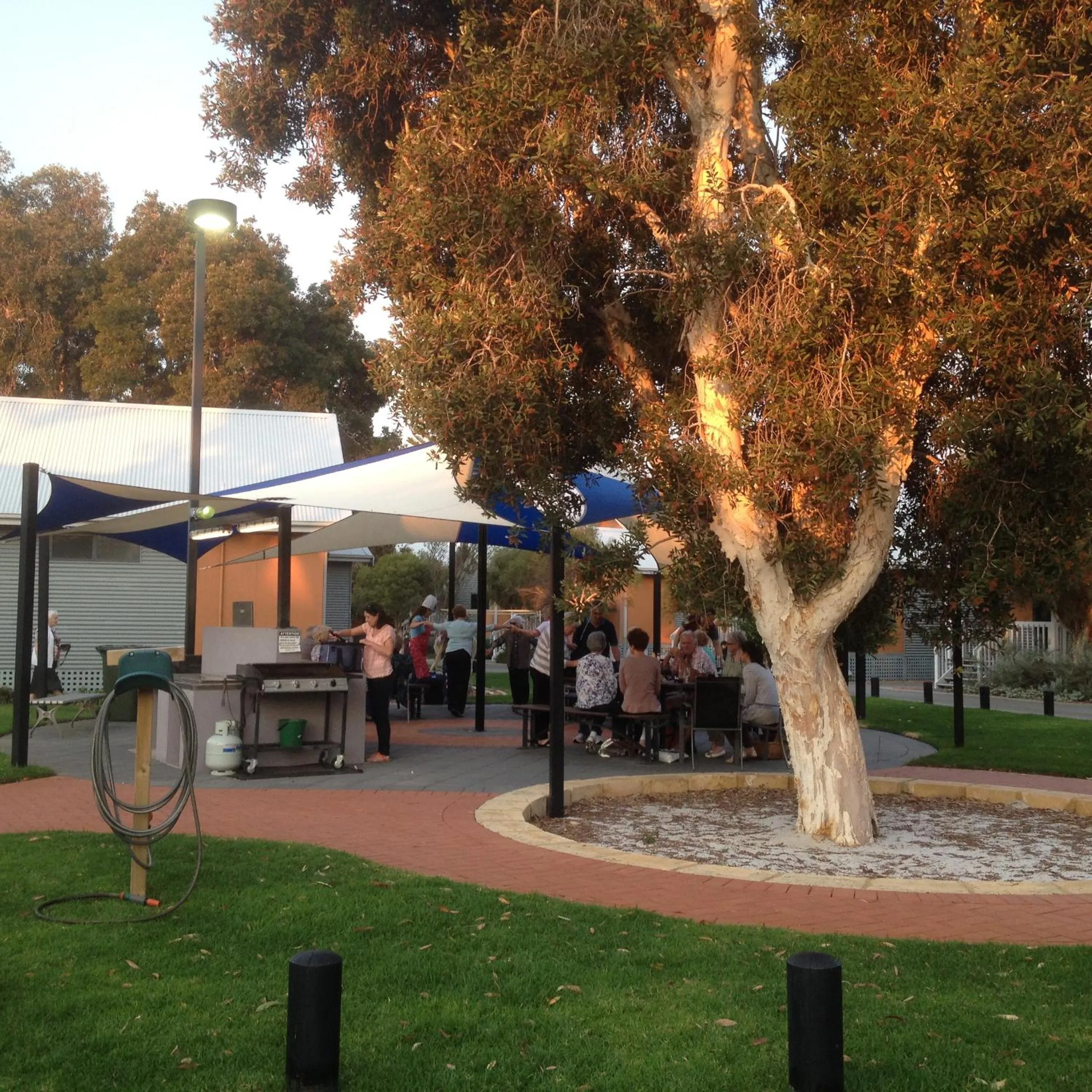 BBQ facilities in Mandurah Ocean Marina Chalets