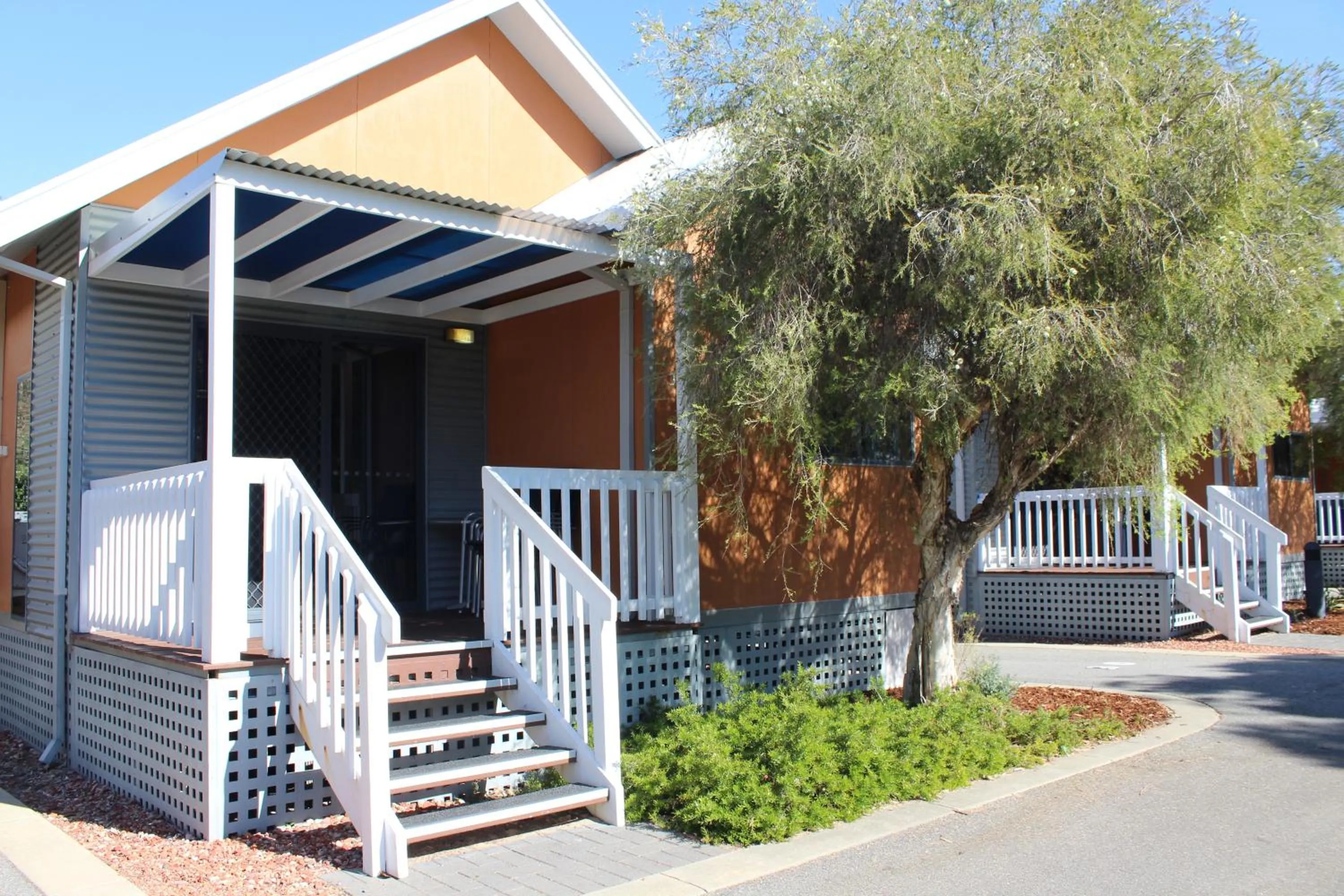 Facade/entrance in Mandurah Ocean Marina Chalets