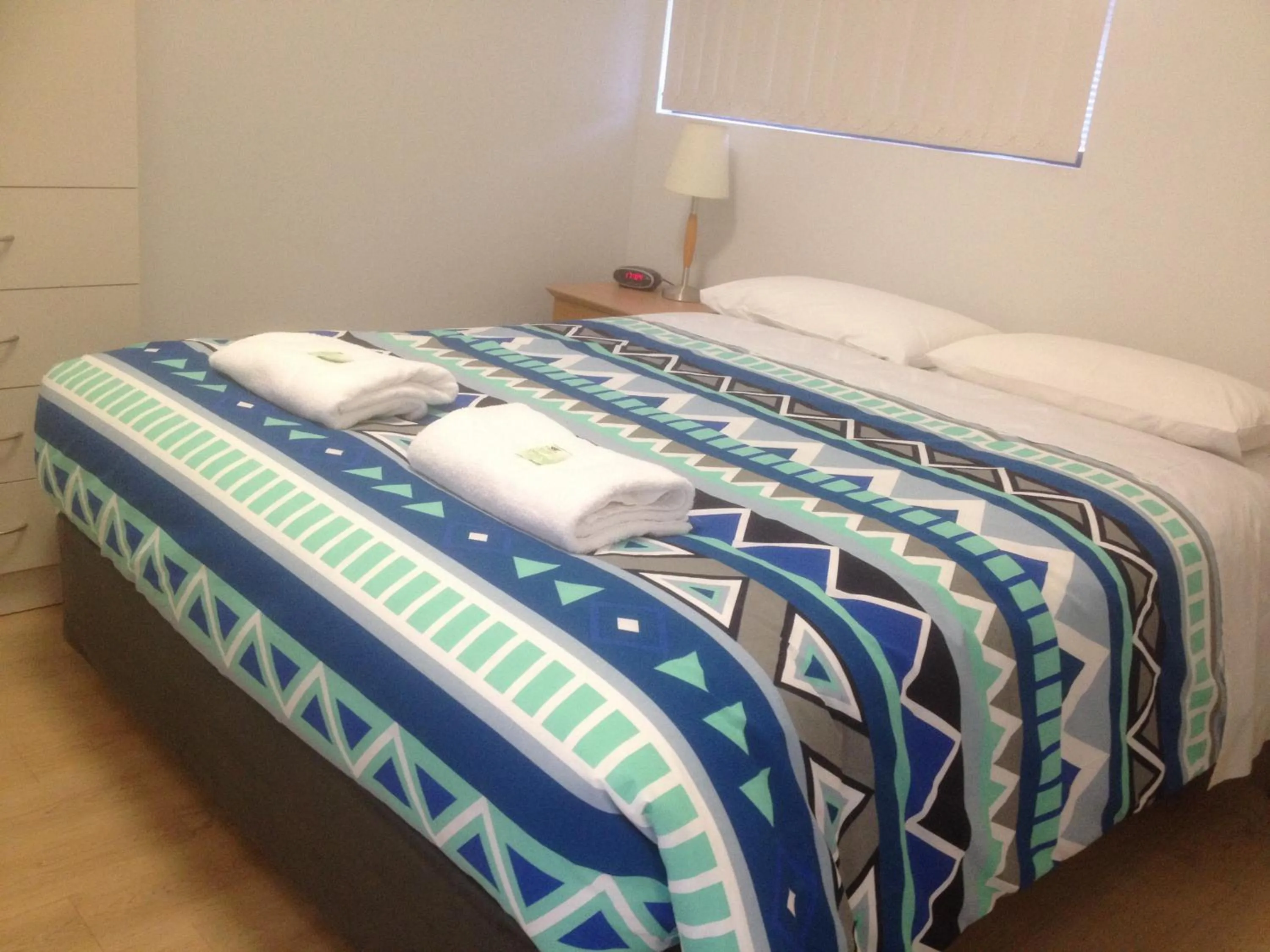 Bed in Mandurah Ocean Marina Chalets