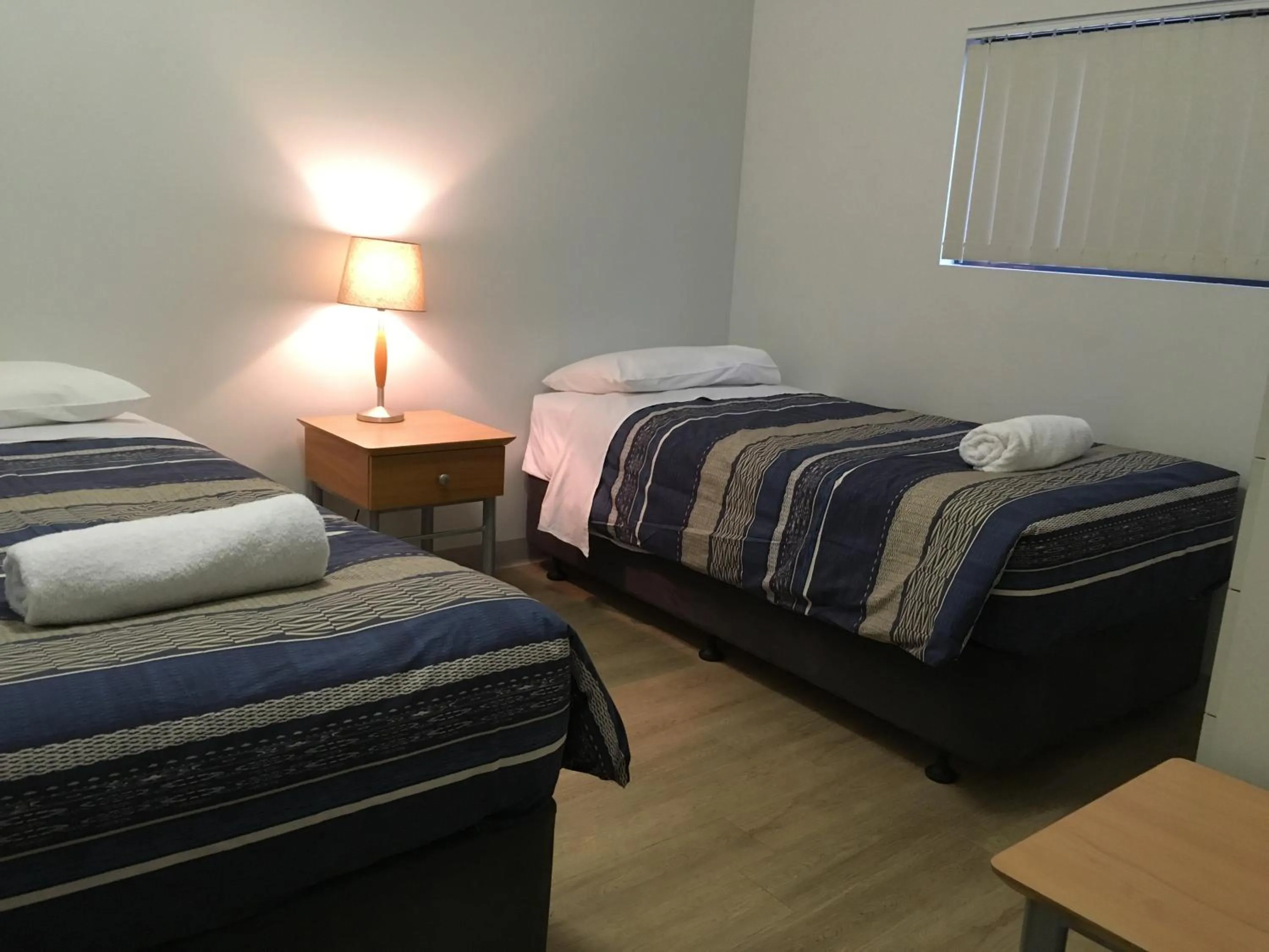 Bed in Mandurah Ocean Marina Chalets