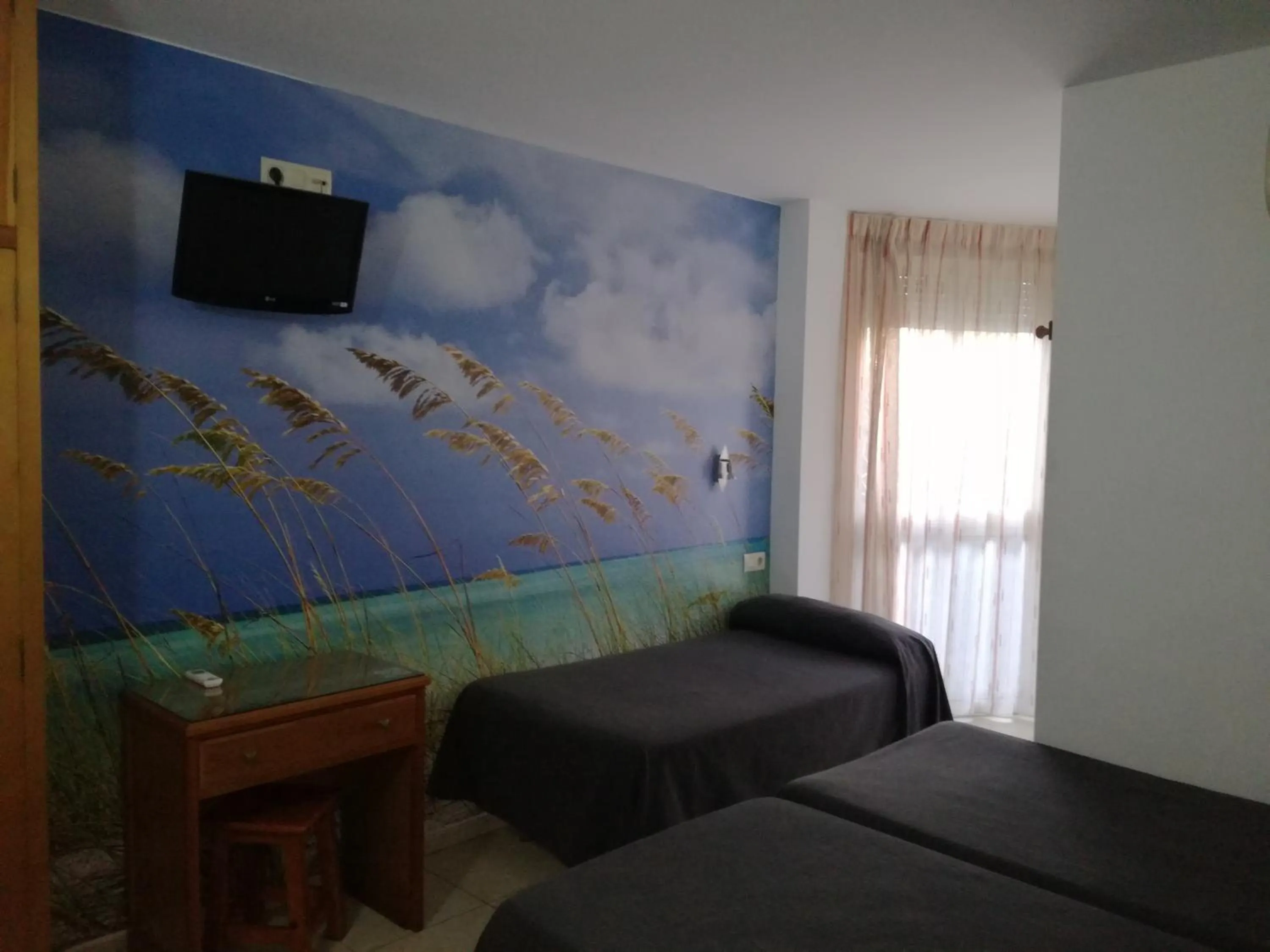 Bedroom, Bed in Hostal Maribel