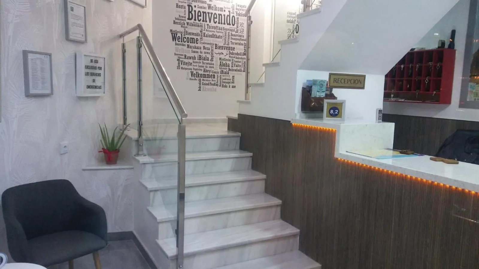 Lobby or reception in Hostal Maribel